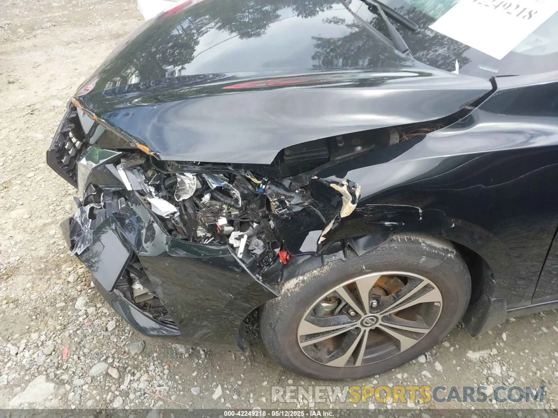 6 fotografías del automóvil dañado 3N1AB8CV1NY301168 NISSAN SENTRA 2022
