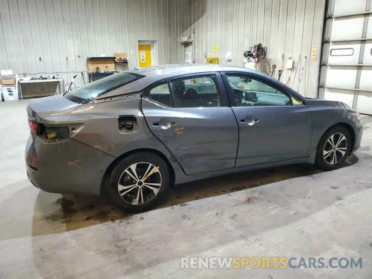3 fotografías del automóvil dañado 3N1AB8CV1NY303731 NISSAN SENTRA 2022