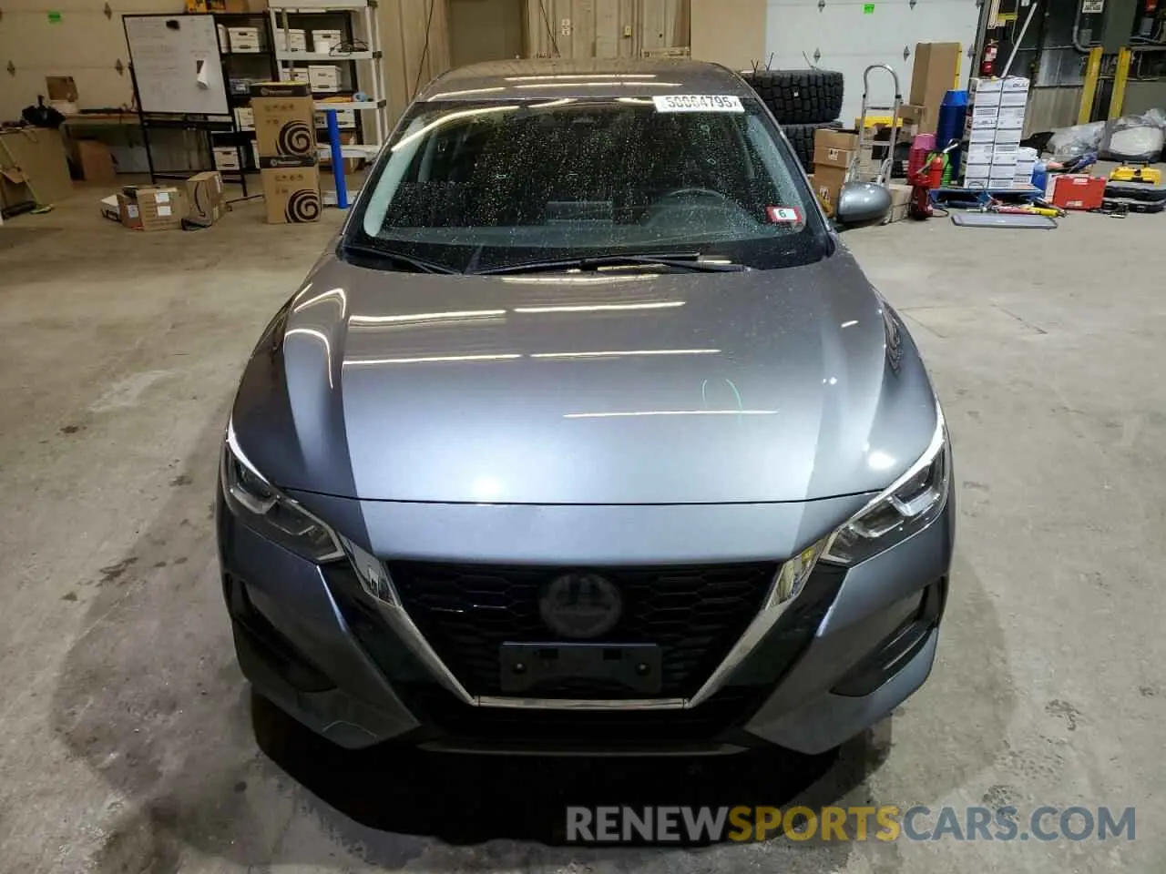 5 fotografías del automóvil dañado 3N1AB8CV1NY303731 NISSAN SENTRA 2022