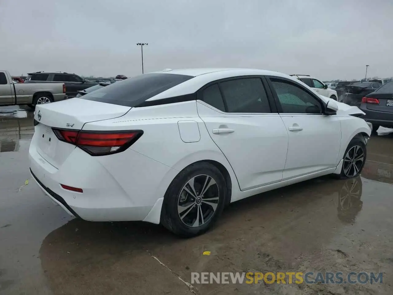 3 fotografías del automóvil dañado 3N1AB8CV2NY268987 NISSAN SENTRA 2022