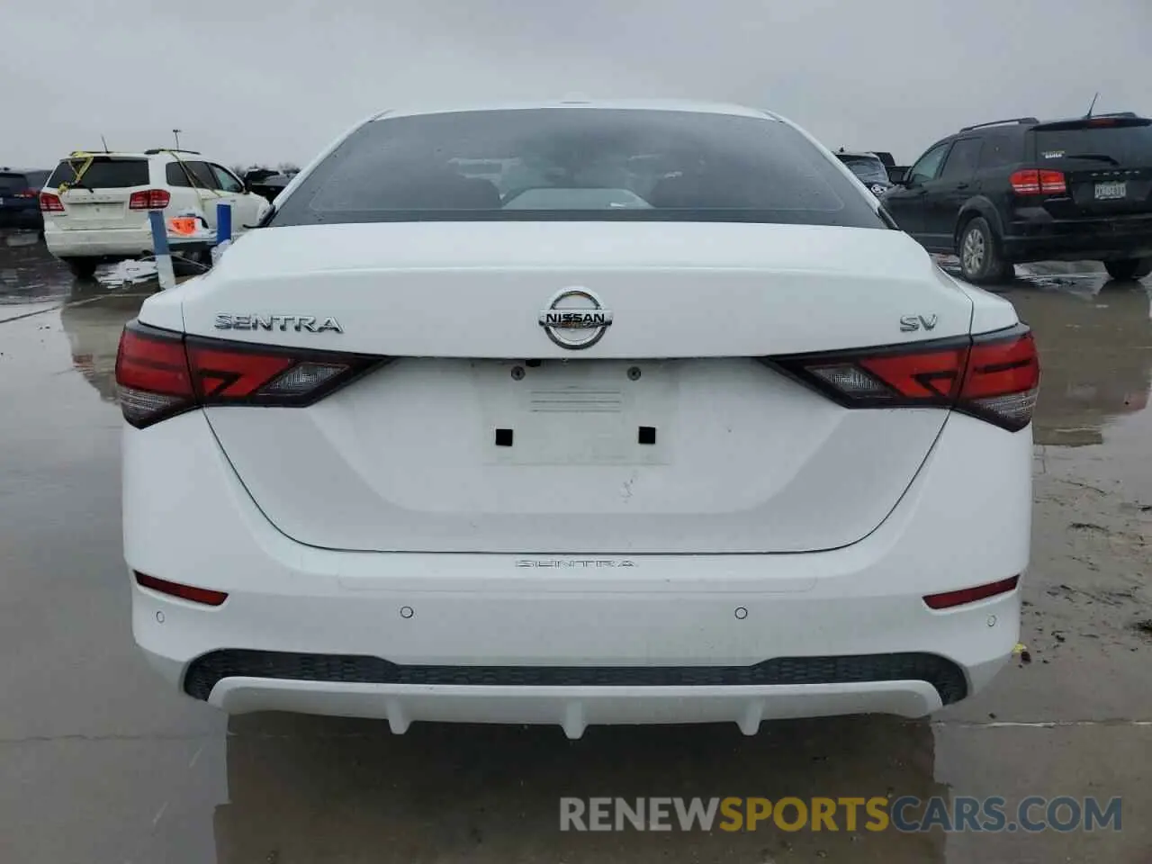 6 fotografías del automóvil dañado 3N1AB8CV2NY268987 NISSAN SENTRA 2022