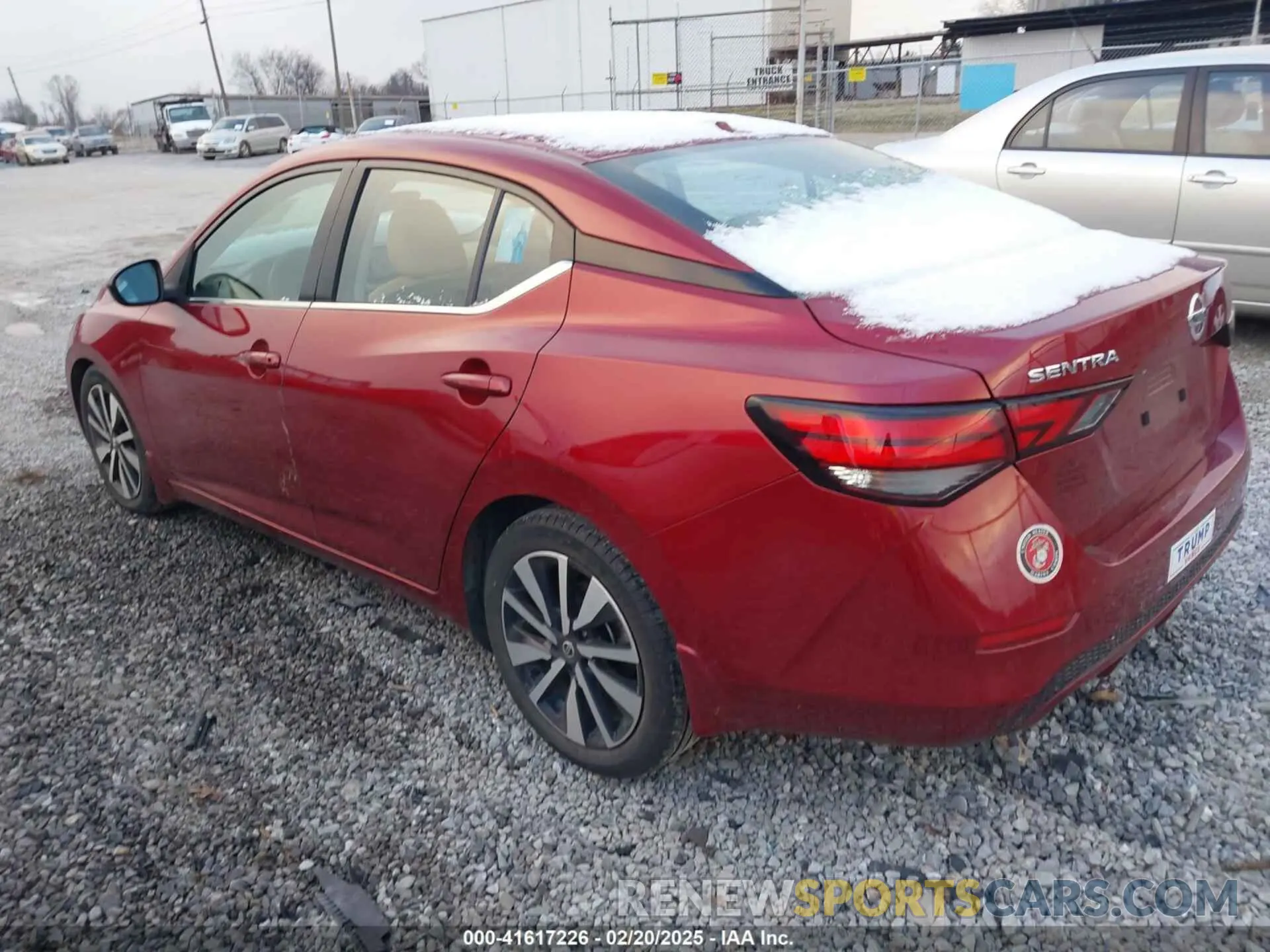 3 fotografías del automóvil dañado 3N1AB8CV2NY298670 NISSAN SENTRA 2022