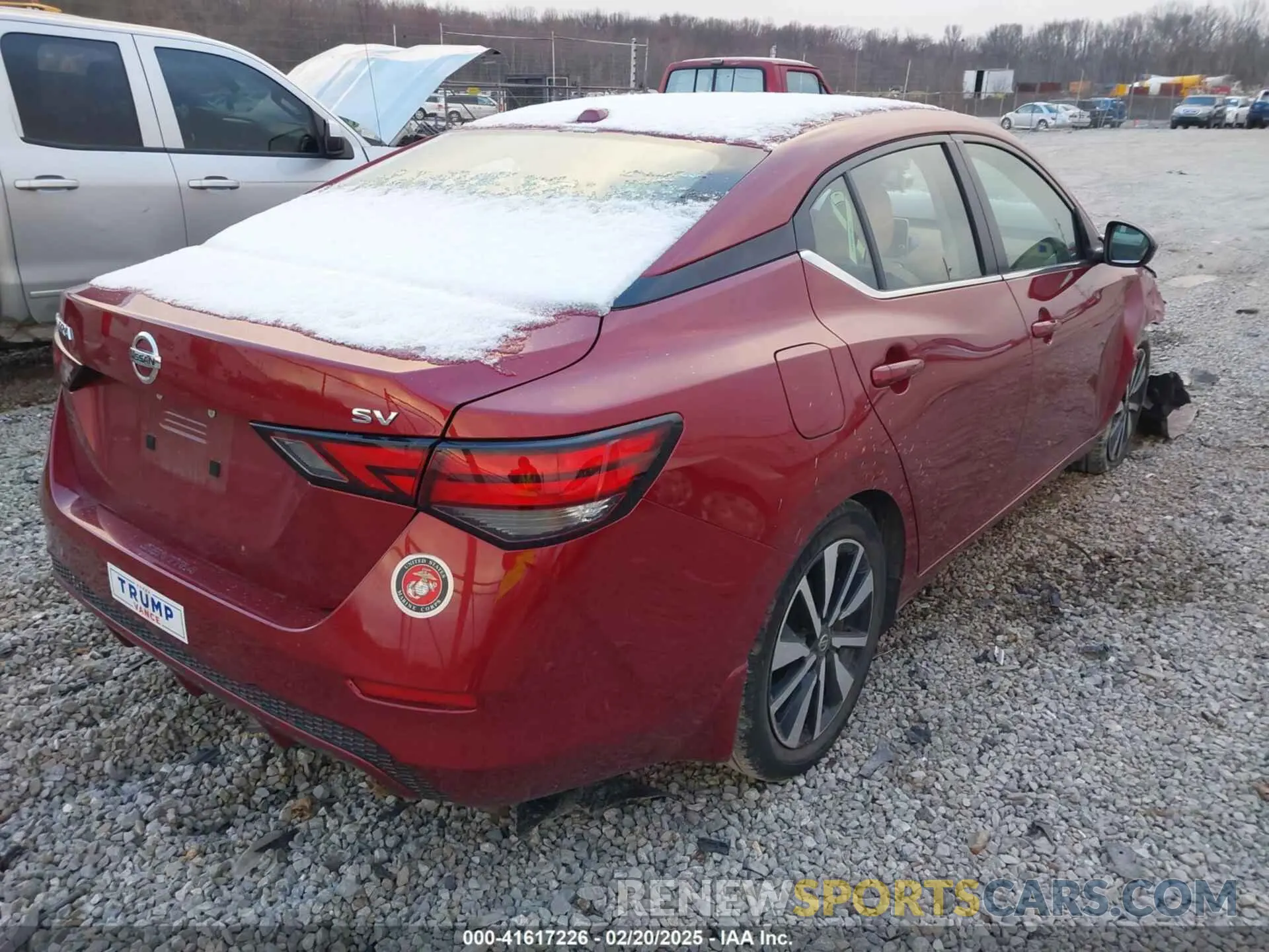 4 fotografías del automóvil dañado 3N1AB8CV2NY298670 NISSAN SENTRA 2022