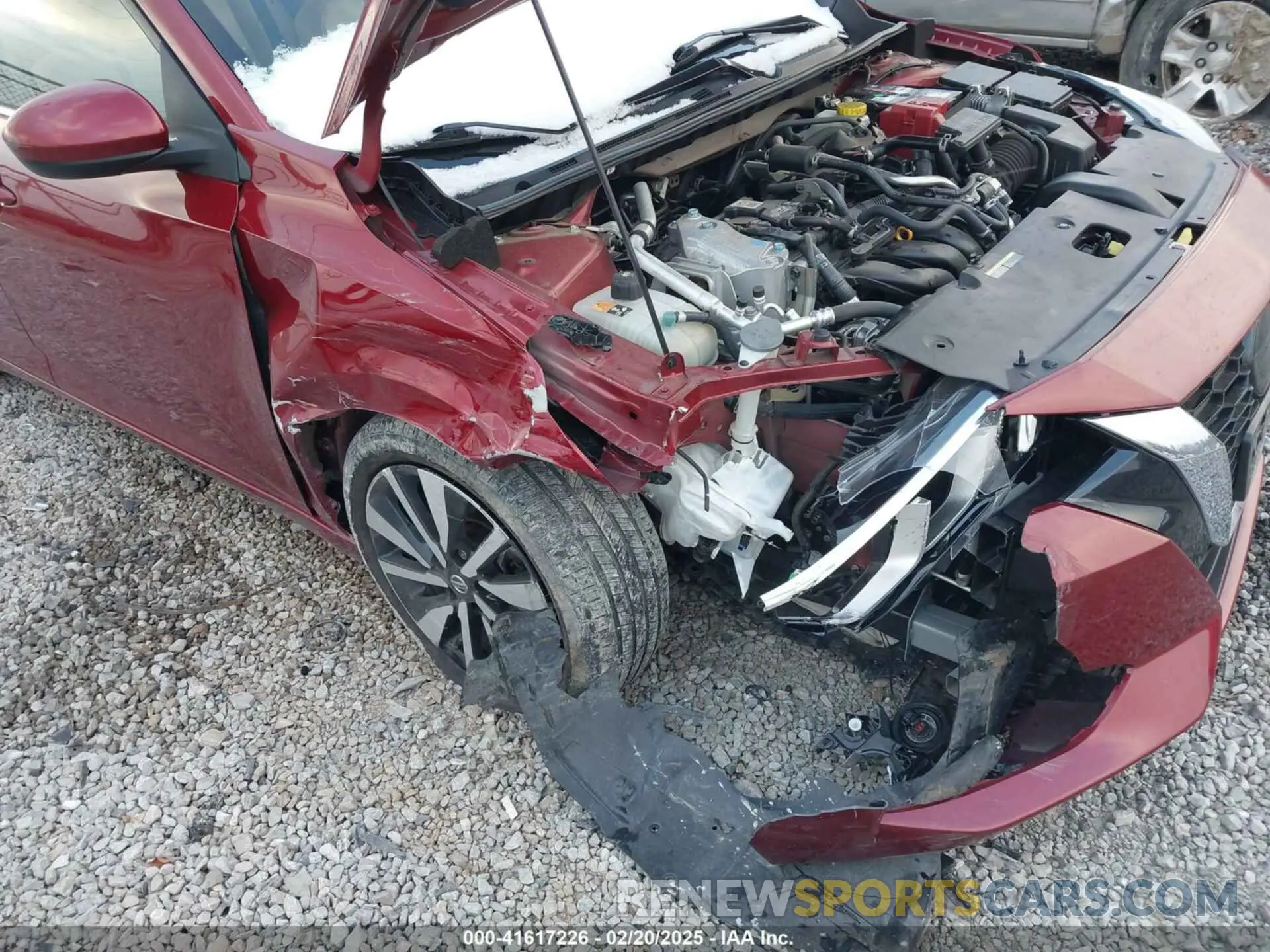 6 fotografías del automóvil dañado 3N1AB8CV2NY298670 NISSAN SENTRA 2022