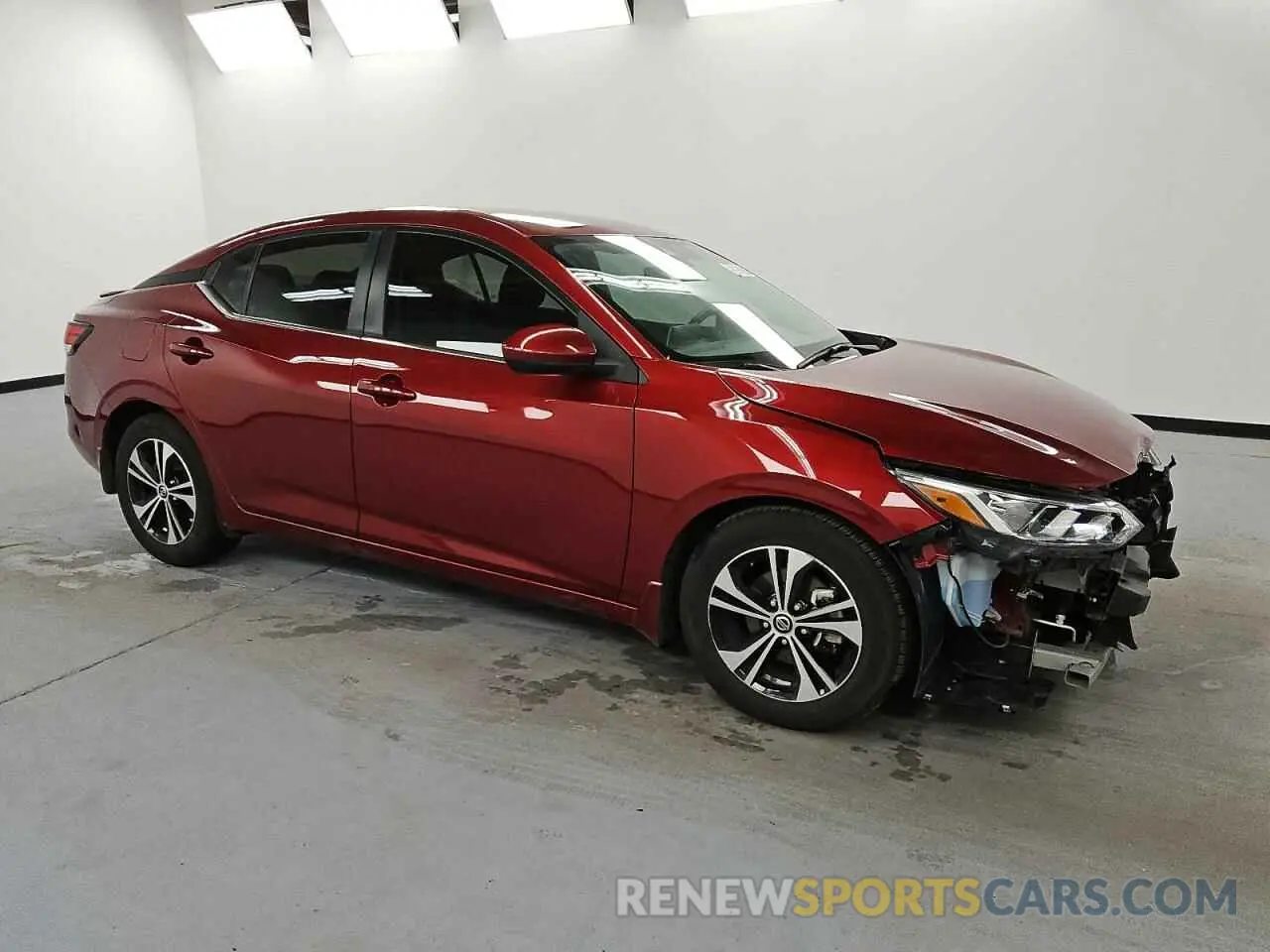 4 fotografías del automóvil dañado 3N1AB8CV2NY304578 NISSAN SENTRA 2022