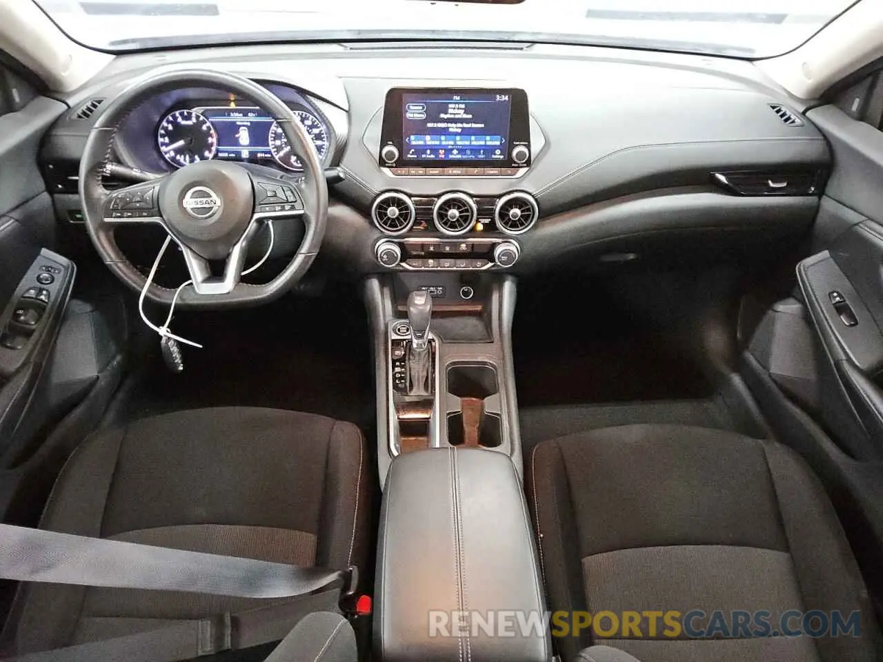 8 fotografías del automóvil dañado 3N1AB8CV2NY304578 NISSAN SENTRA 2022