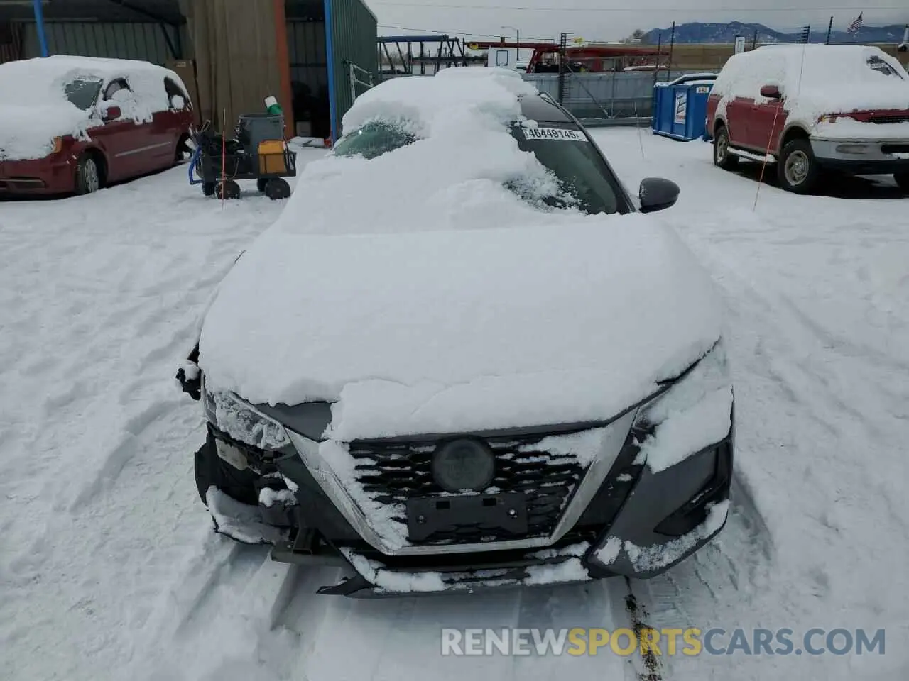 5 fotografías del automóvil dañado 3N1AB8CV3NY202612 NISSAN SENTRA 2022