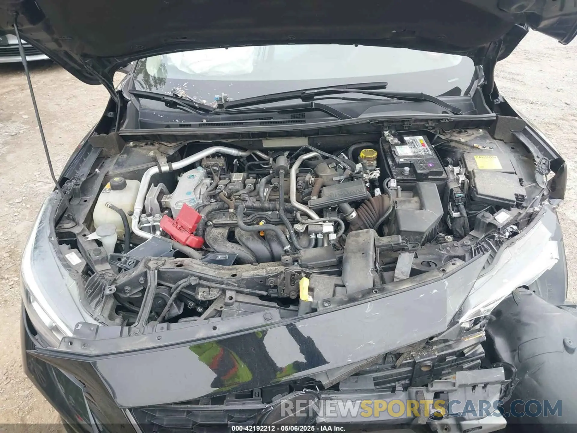 10 fotografías del automóvil dañado 3N1AB8CV3NY208166 NISSAN SENTRA 2022