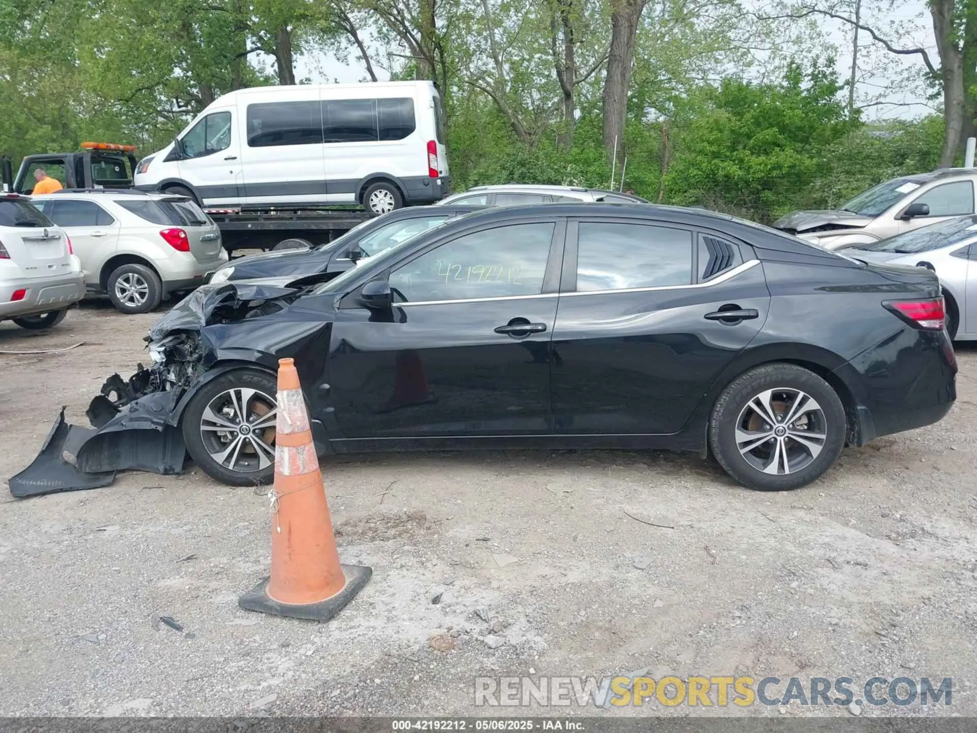 13 fotografías del automóvil dañado 3N1AB8CV3NY208166 NISSAN SENTRA 2022