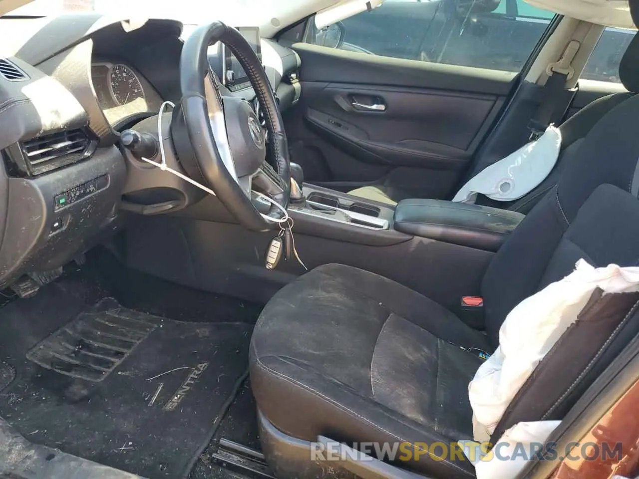 7 fotografías del automóvil dañado 3N1AB8CV3NY209401 NISSAN SENTRA 2022