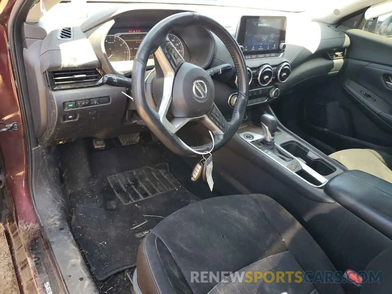 8 fotografías del automóvil dañado 3N1AB8CV3NY209401 NISSAN SENTRA 2022