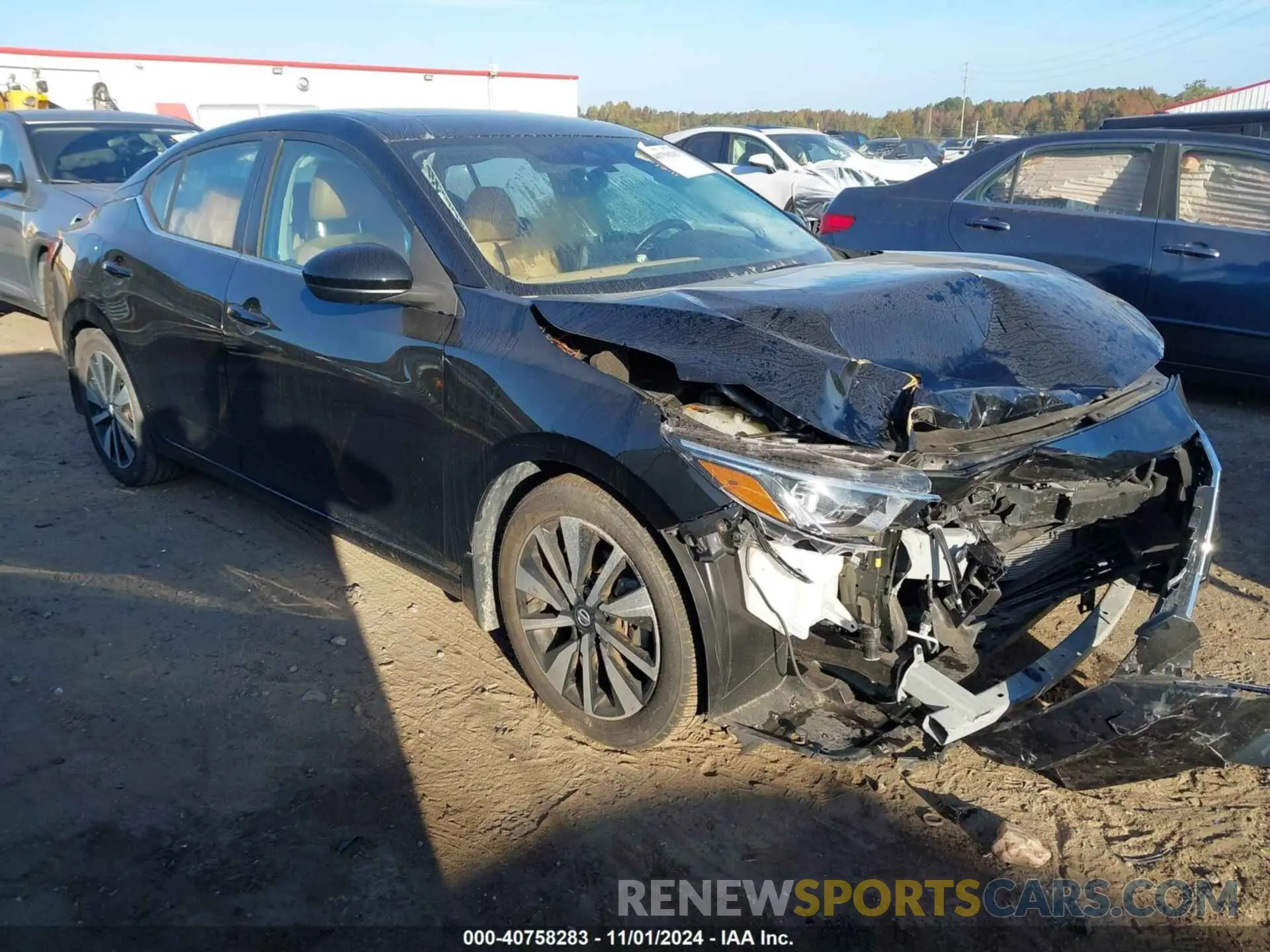 1 fotografías del automóvil dañado 3N1AB8CV3NY232175 NISSAN SENTRA 2022