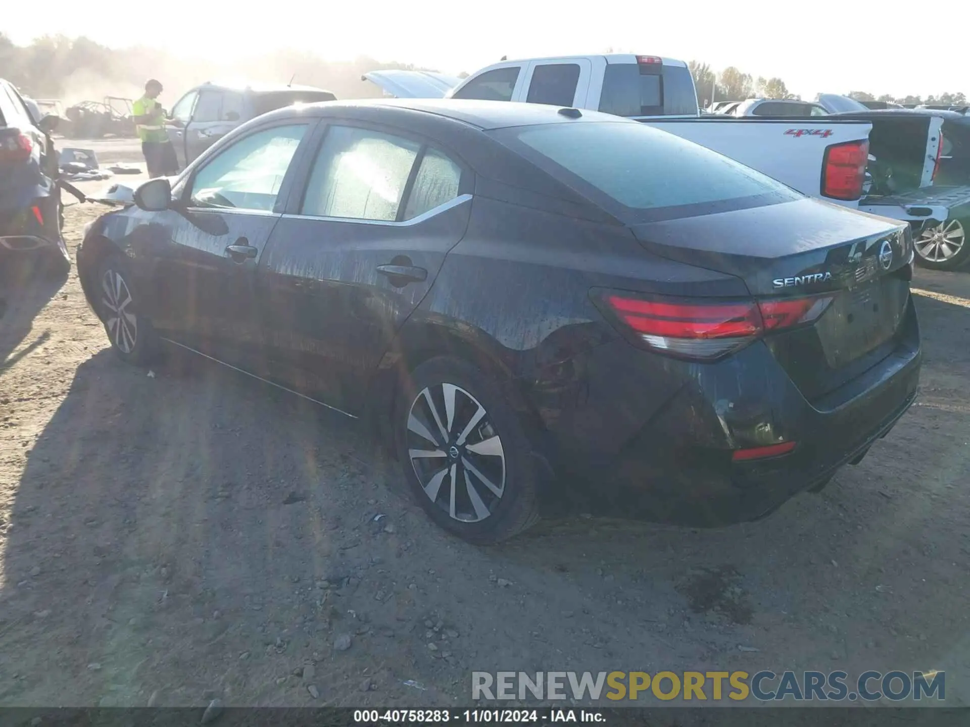 3 fotografías del automóvil dañado 3N1AB8CV3NY232175 NISSAN SENTRA 2022