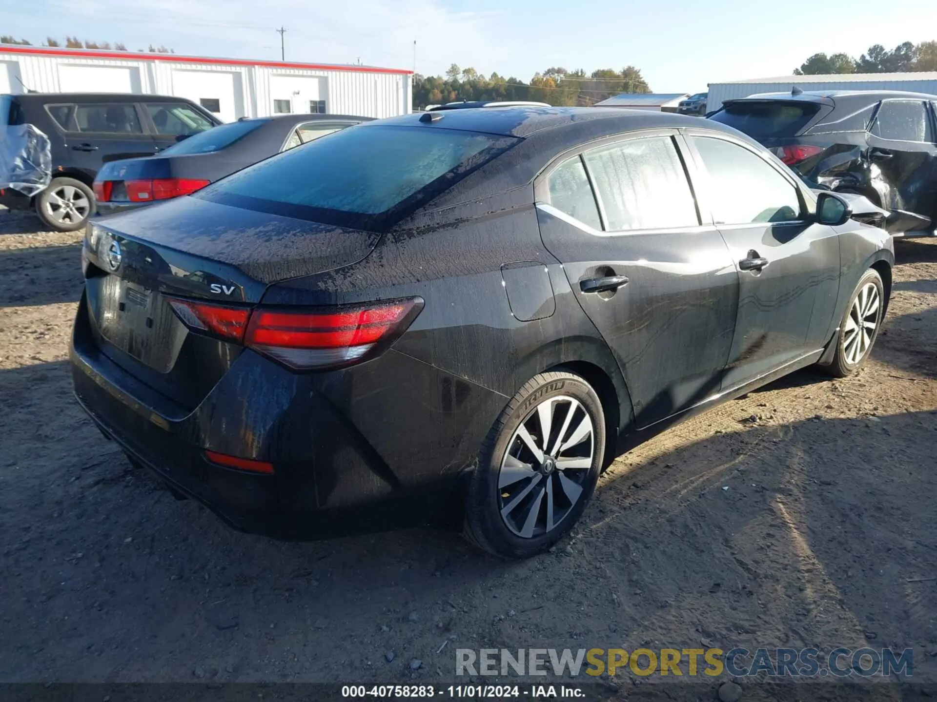 4 fotografías del automóvil dañado 3N1AB8CV3NY232175 NISSAN SENTRA 2022