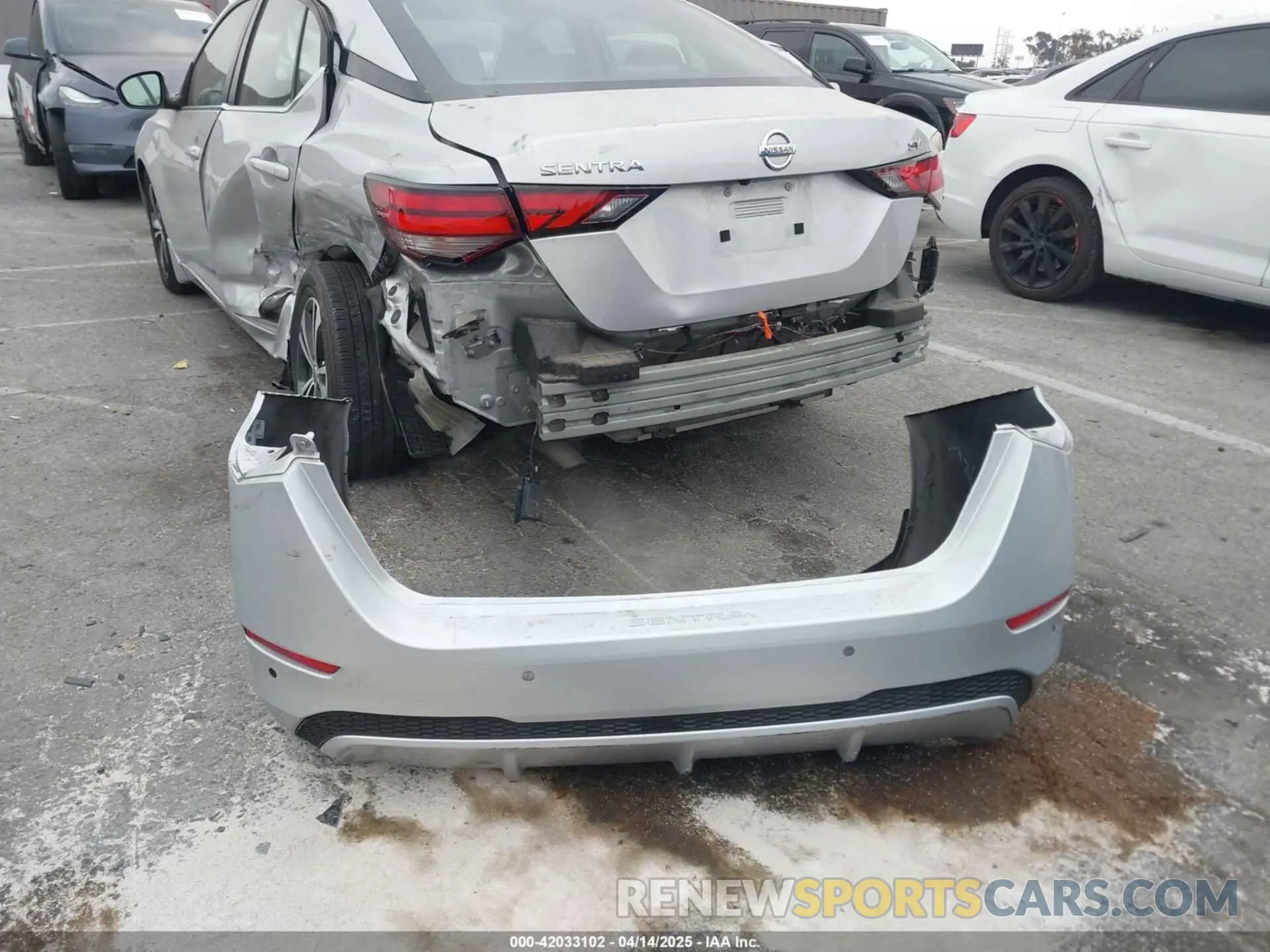 12 fotografías del automóvil dañado 3N1AB8CV3NY238896 NISSAN SENTRA 2022