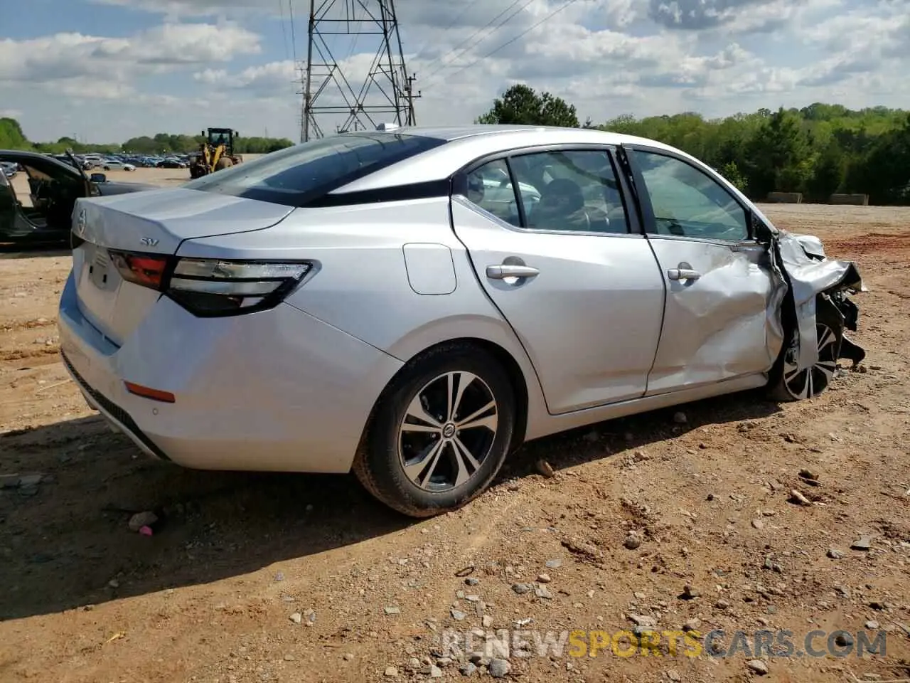 3 fotografías del automóvil dañado 3N1AB8CV3NY242074 NISSAN SENTRA 2022