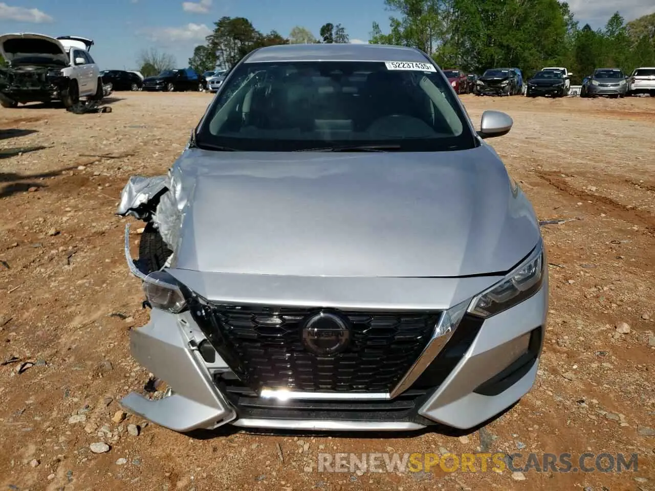5 fotografías del automóvil dañado 3N1AB8CV3NY242074 NISSAN SENTRA 2022