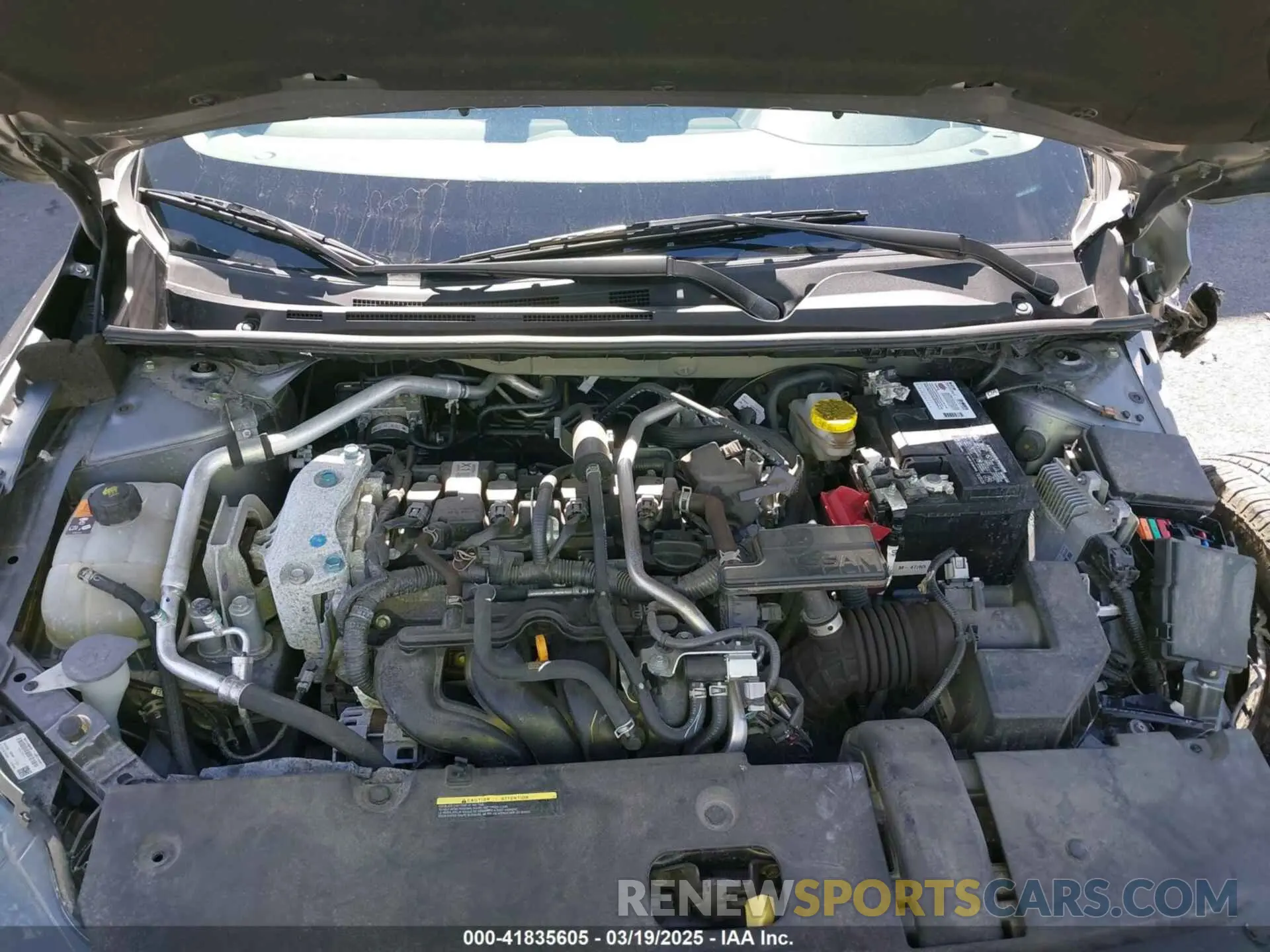 10 fotografías del automóvil dañado 3N1AB8CV3NY243161 NISSAN SENTRA 2022