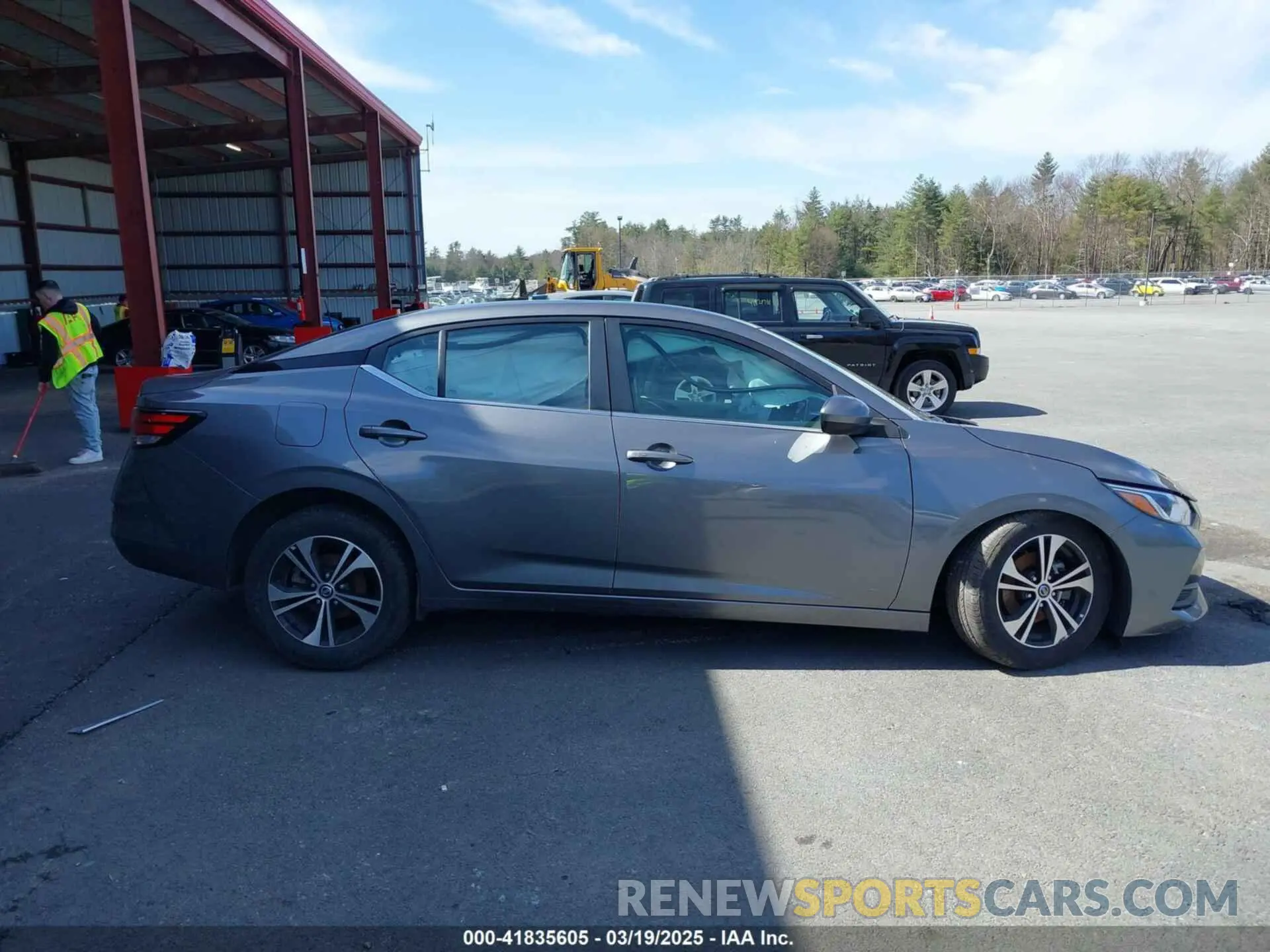 12 fotografías del automóvil dañado 3N1AB8CV3NY243161 NISSAN SENTRA 2022