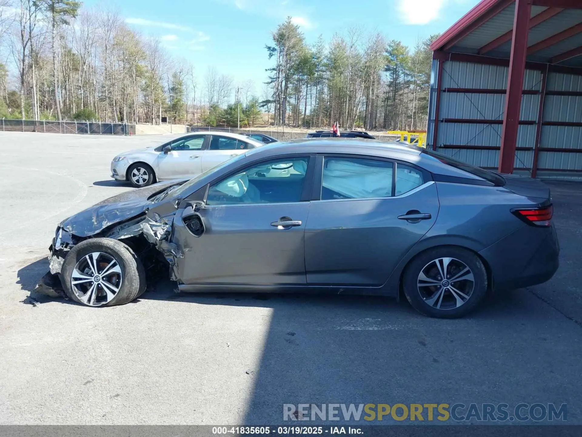 13 fotografías del automóvil dañado 3N1AB8CV3NY243161 NISSAN SENTRA 2022