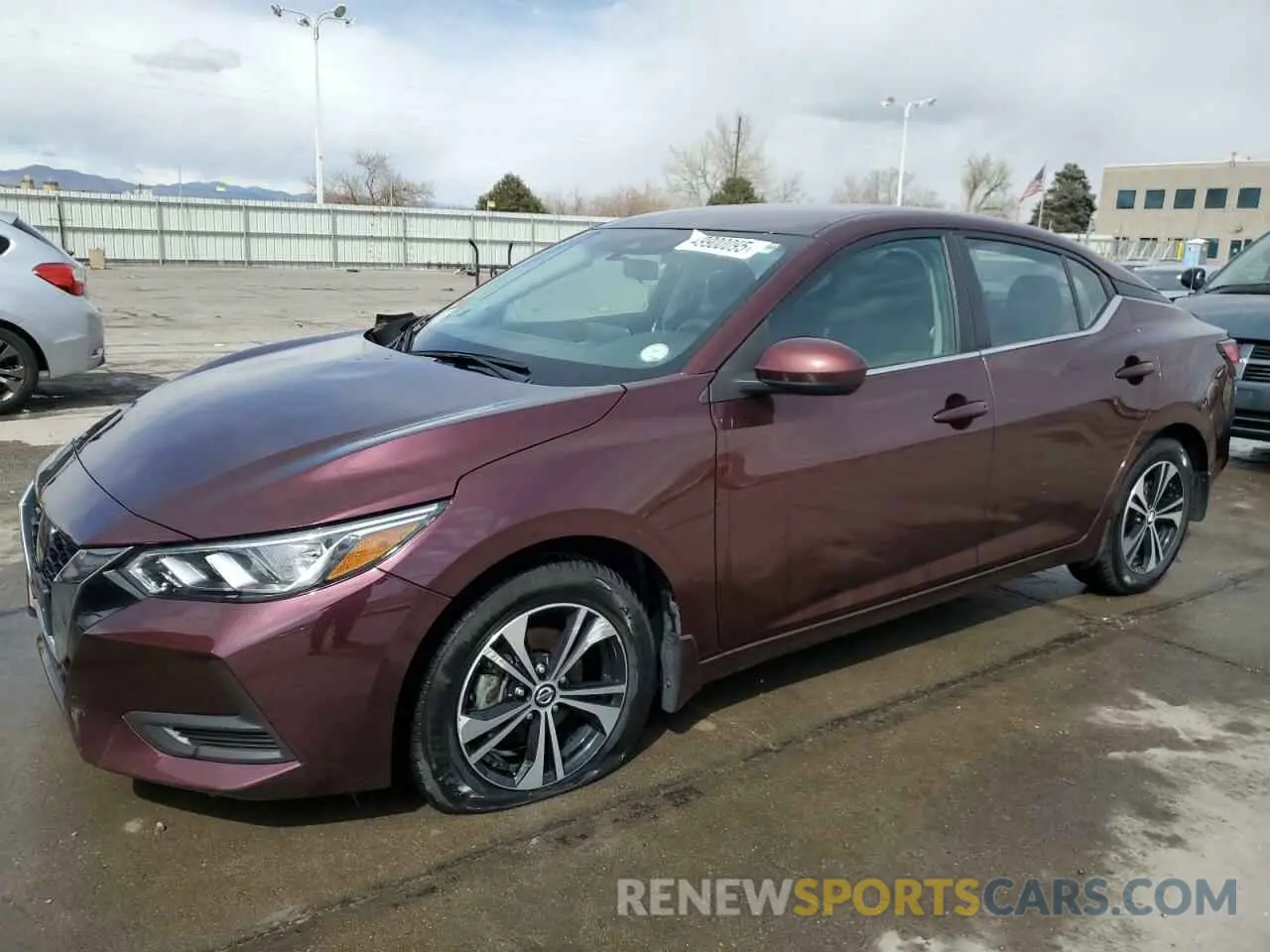 1 fotografías del automóvil dañado 3N1AB8CV3NY263393 NISSAN SENTRA 2022