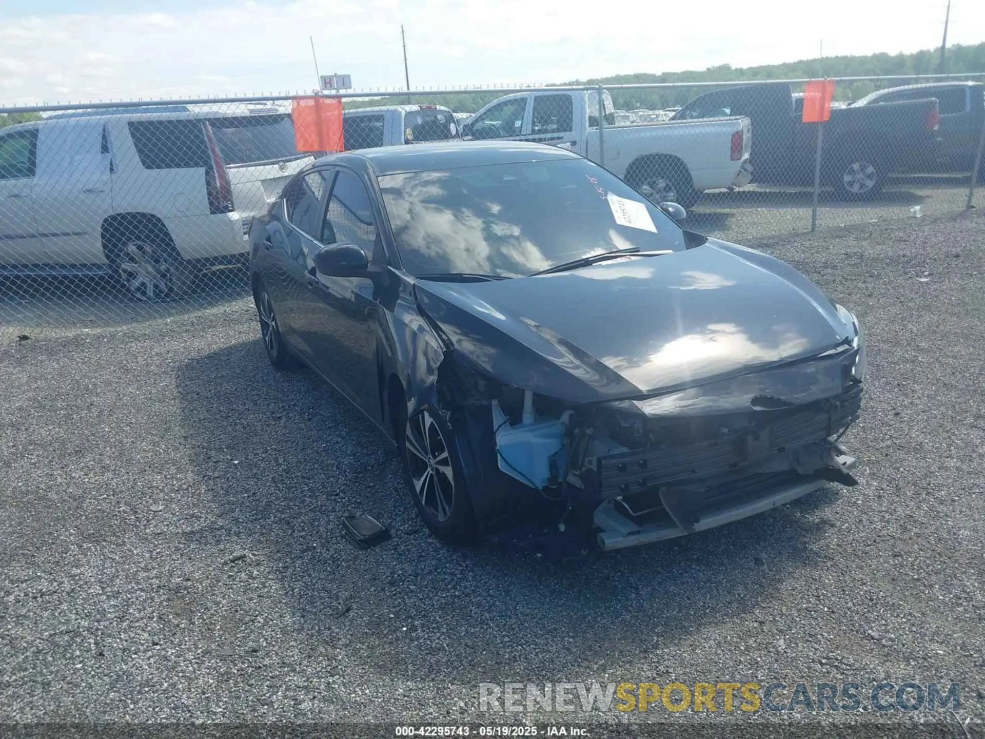 1 fotografías del automóvil dañado 3N1AB8CV3NY269663 NISSAN SENTRA 2022
