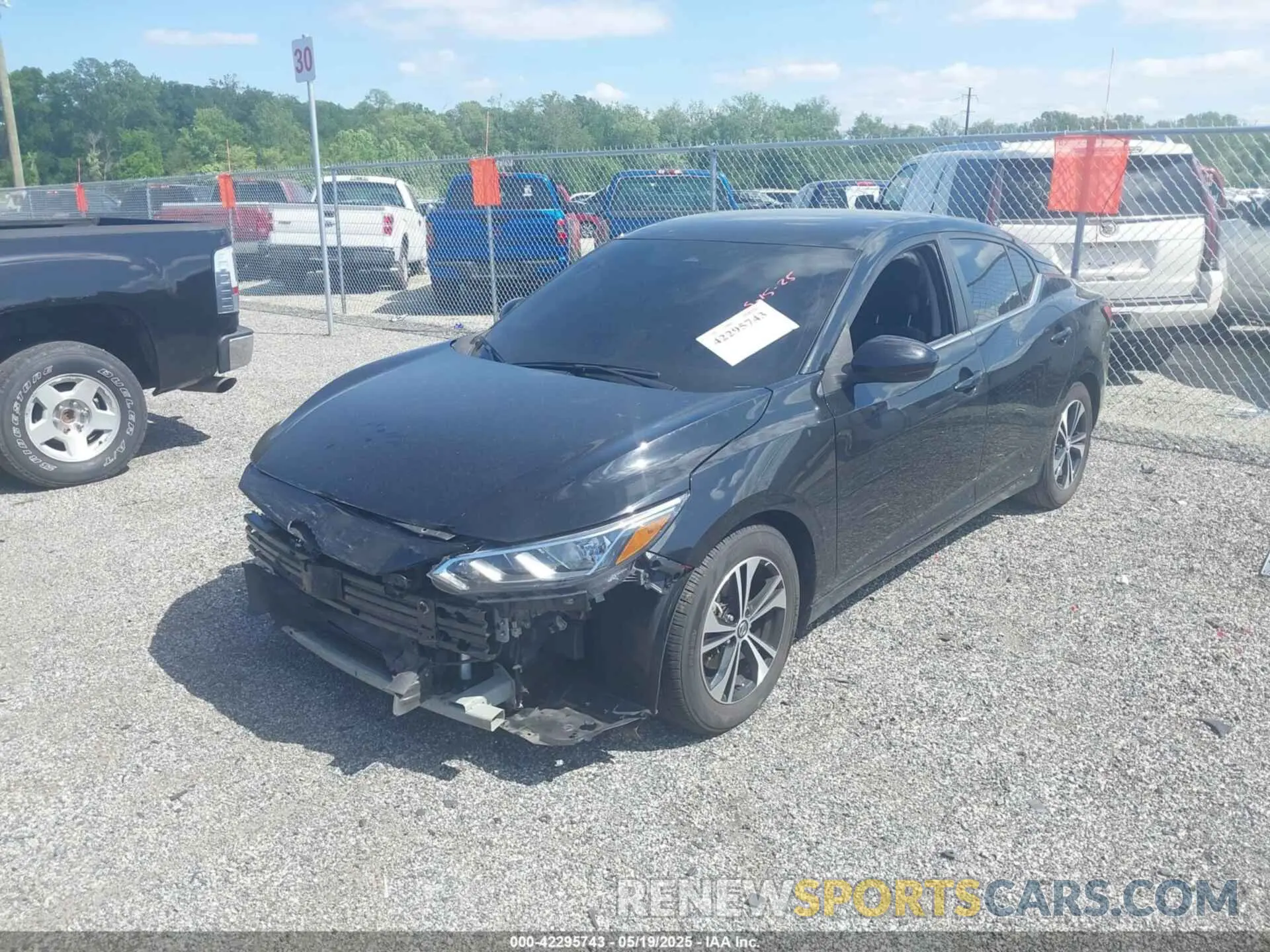 2 fotografías del automóvil dañado 3N1AB8CV3NY269663 NISSAN SENTRA 2022