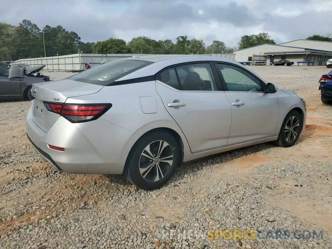 3 fotografías del automóvil dañado 3N1AB8CV3NY273017 NISSAN SENTRA 2022