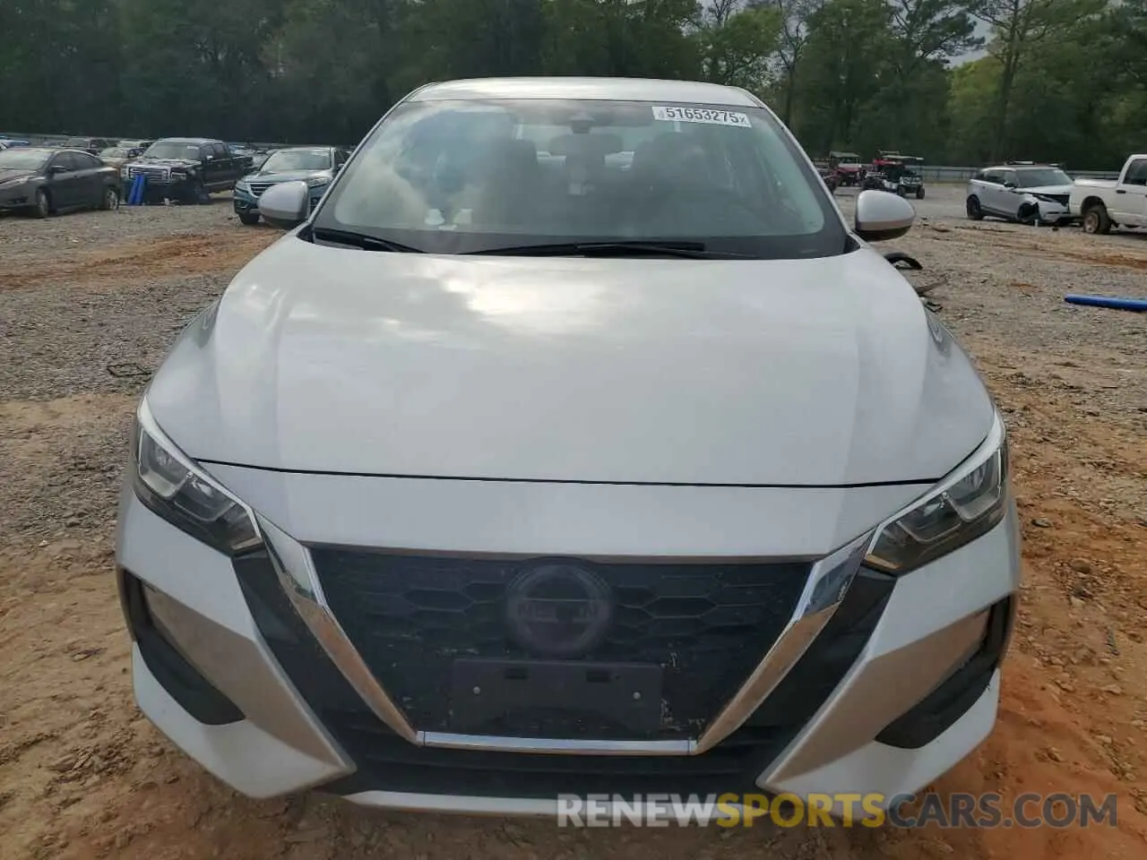 5 fotografías del automóvil dañado 3N1AB8CV3NY273017 NISSAN SENTRA 2022