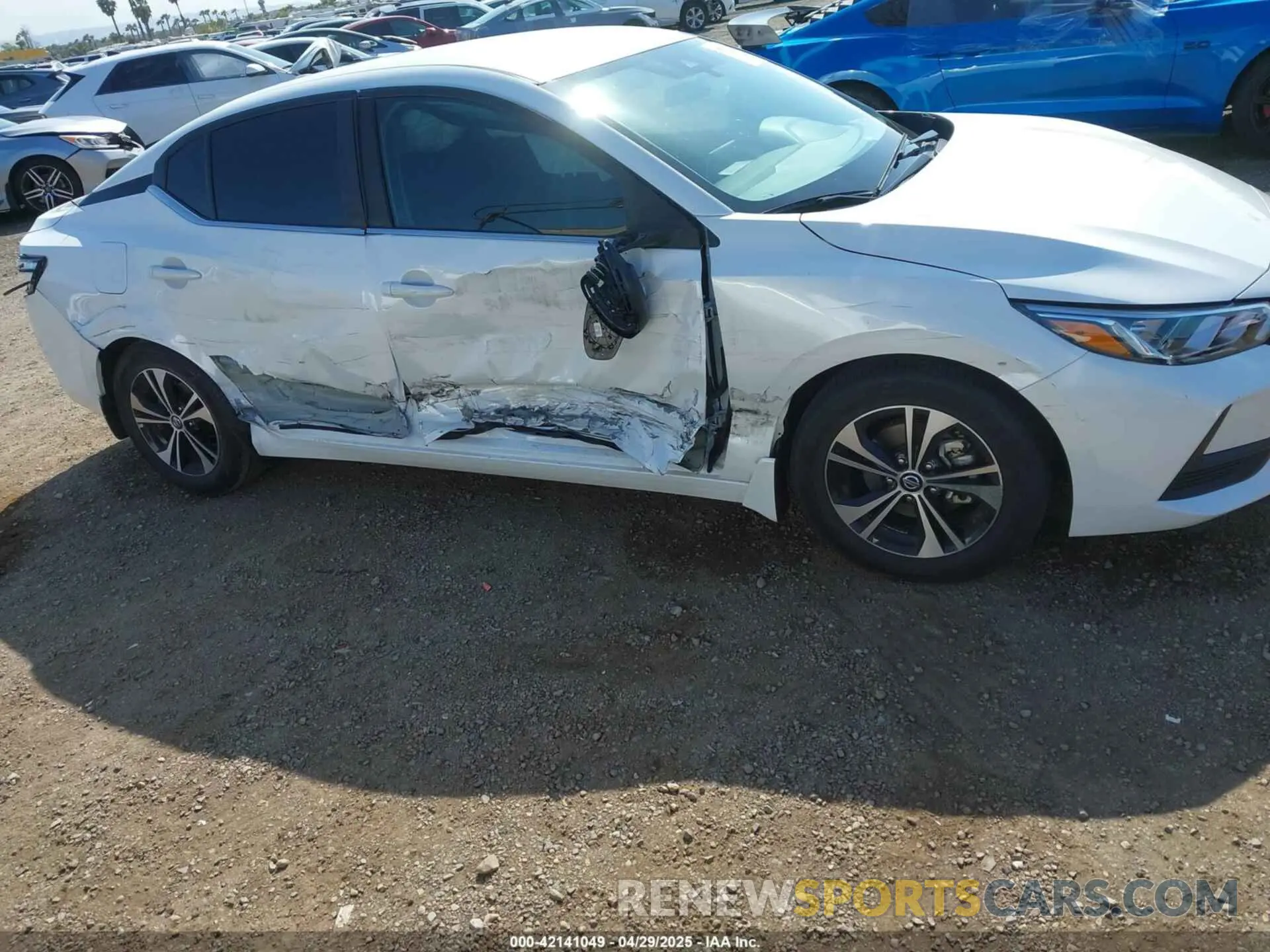 6 fotografías del automóvil dañado 3N1AB8CV3NY27460E NISSAN SENTRA 2022