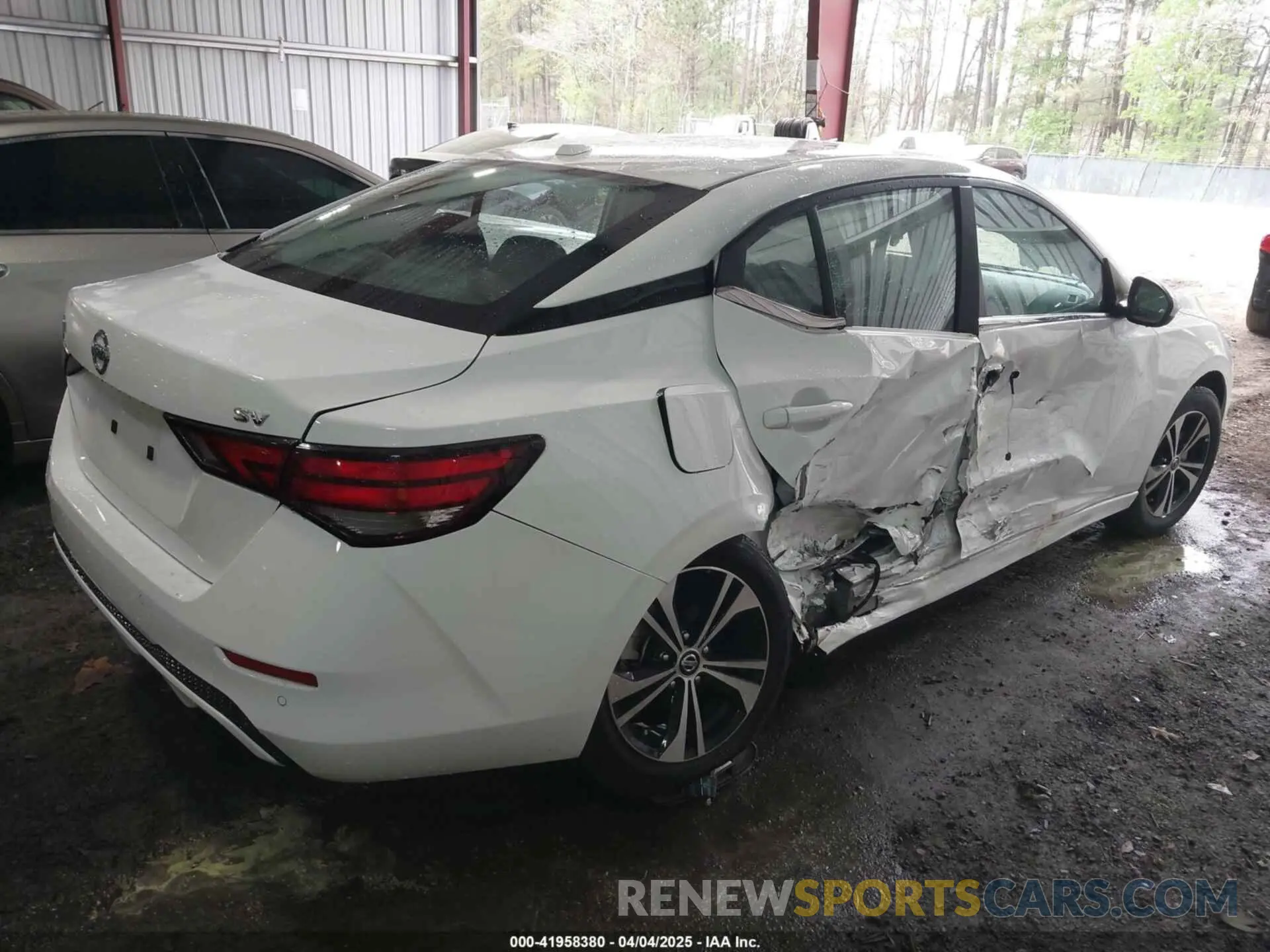 6 fotografías del automóvil dañado 3N1AB8CV3NY290688 NISSAN SENTRA 2022