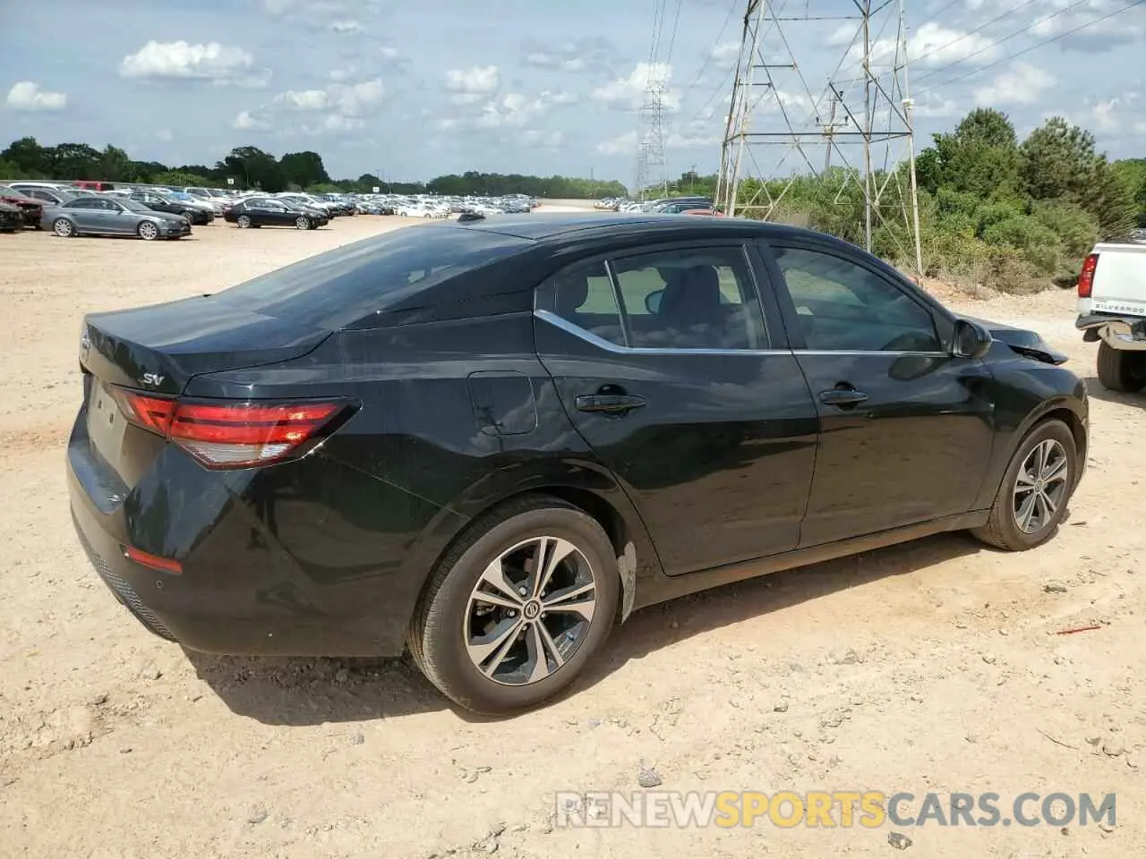 3 fotografías del automóvil dañado 3N1AB8CV3NY306520 NISSAN SENTRA 2022