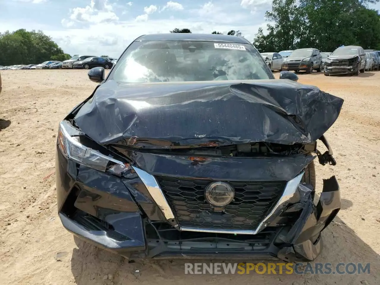 5 fotografías del automóvil dañado 3N1AB8CV3NY306520 NISSAN SENTRA 2022