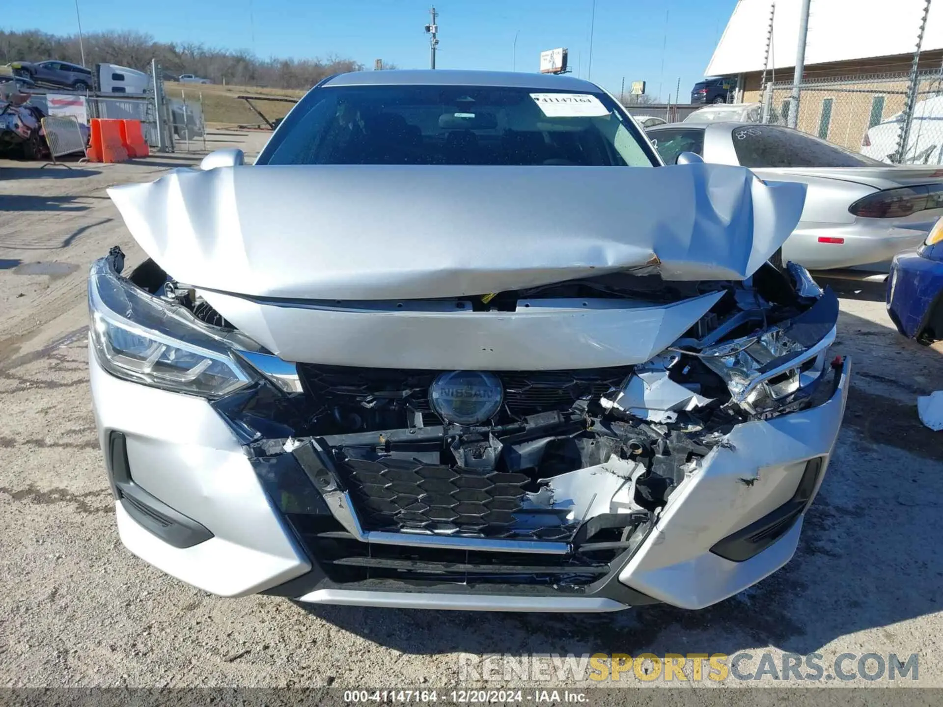 12 fotografías del automóvil dañado 3N1AB8CV3NY306601 NISSAN SENTRA 2022