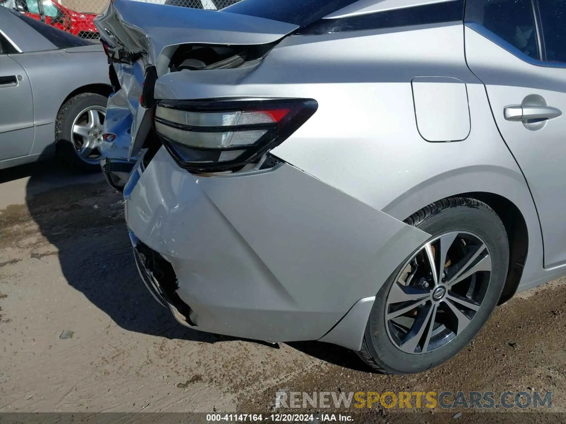 6 fotografías del automóvil dañado 3N1AB8CV3NY306601 NISSAN SENTRA 2022