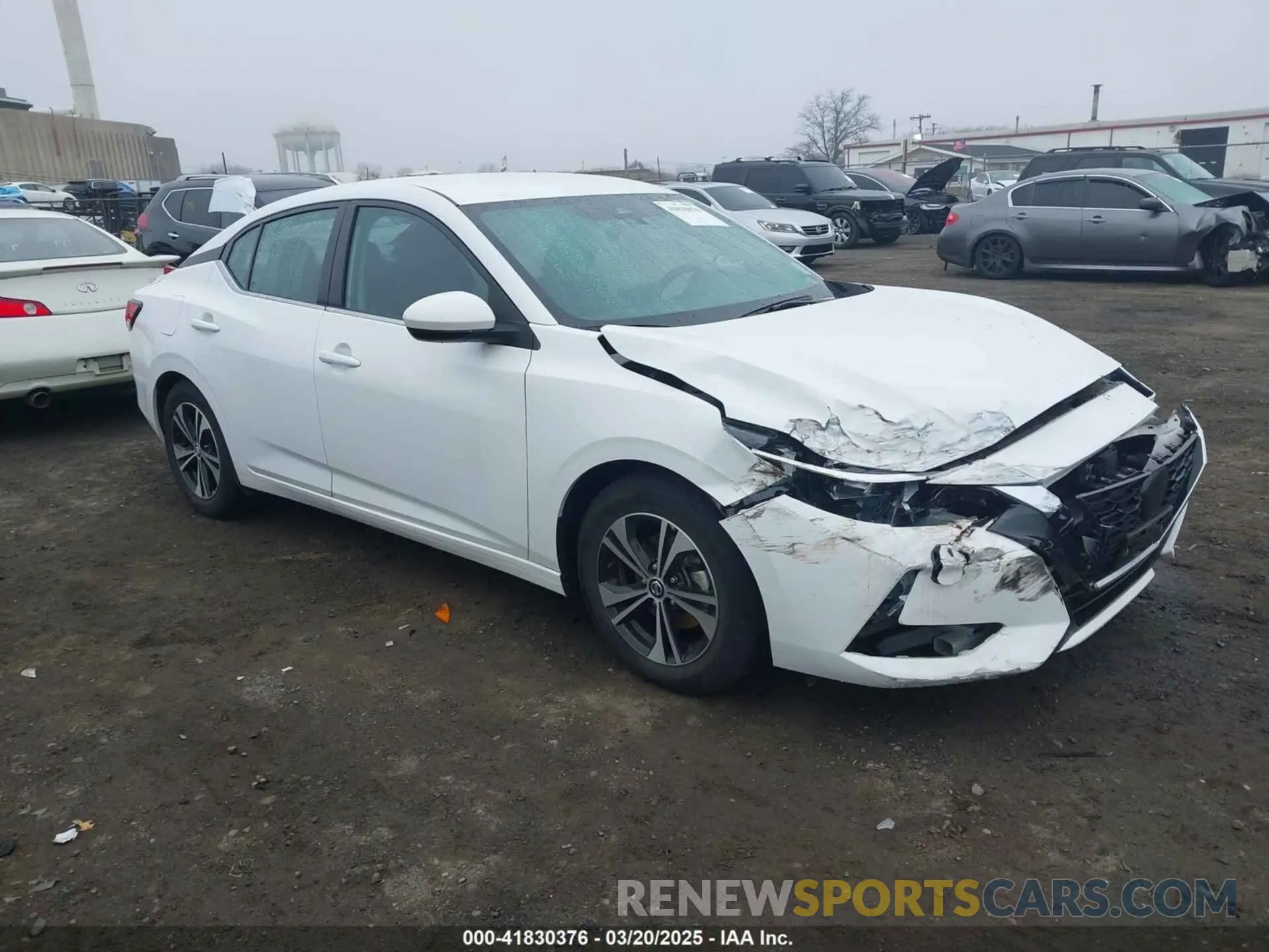 1 fotografías del automóvil dañado 3N1AB8CV3NY307506 NISSAN SENTRA 2022