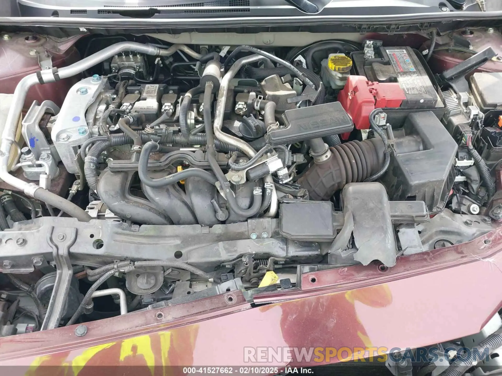 10 fotografías del automóvil dañado 3N1AB8CV3NY310065 NISSAN SENTRA 2022