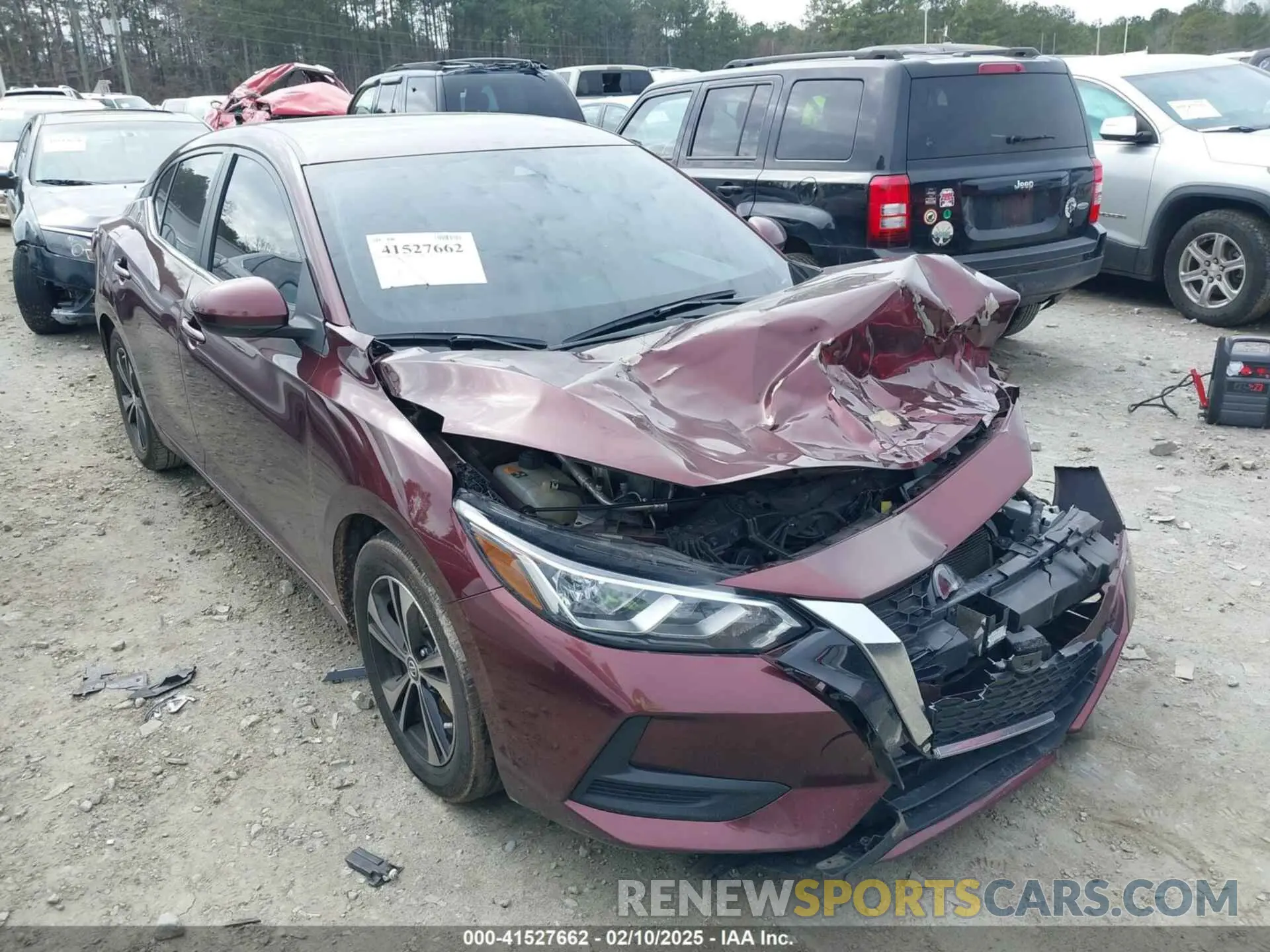 13 fotografías del automóvil dañado 3N1AB8CV3NY310065 NISSAN SENTRA 2022