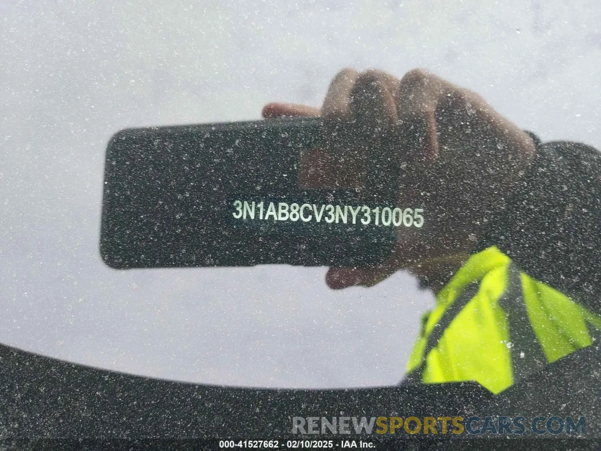 9 fotografías del automóvil dañado 3N1AB8CV3NY310065 NISSAN SENTRA 2022