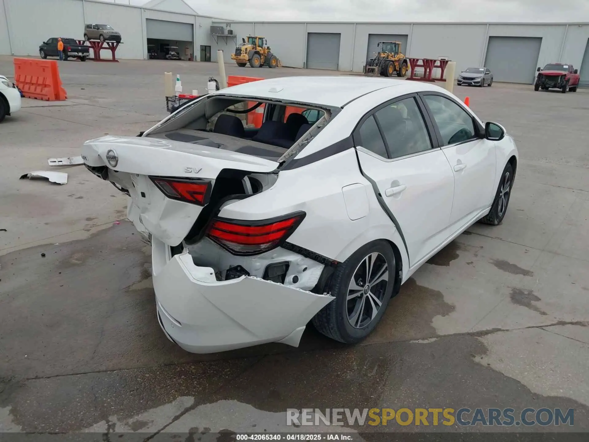 4 fotografías del automóvil dañado 3N1AB8CV4NY209195 NISSAN SENTRA 2022