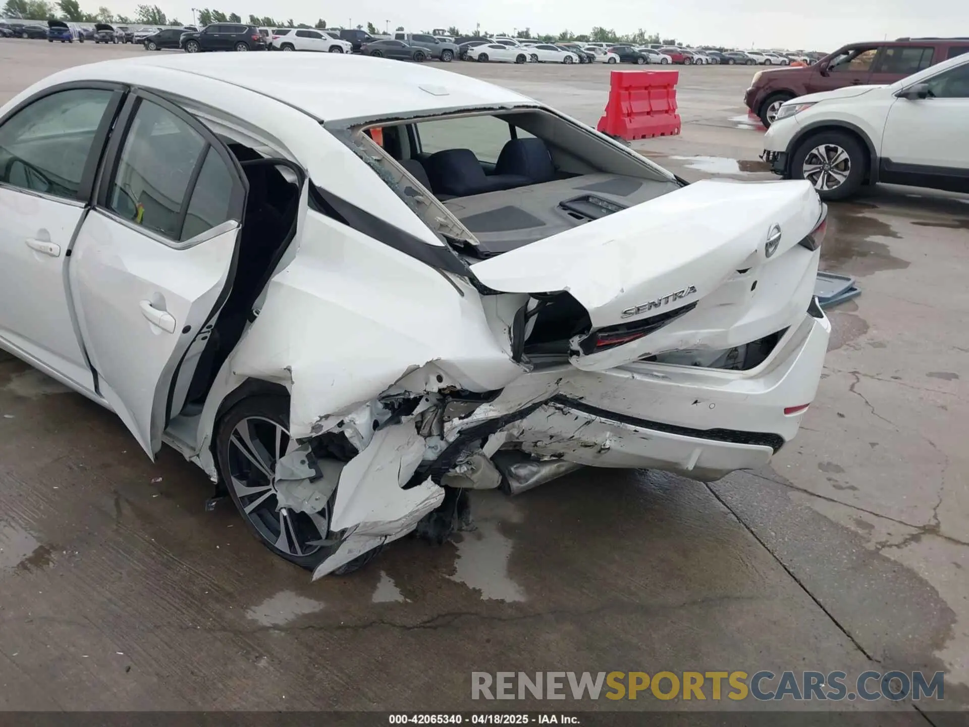 6 fotografías del automóvil dañado 3N1AB8CV4NY209195 NISSAN SENTRA 2022