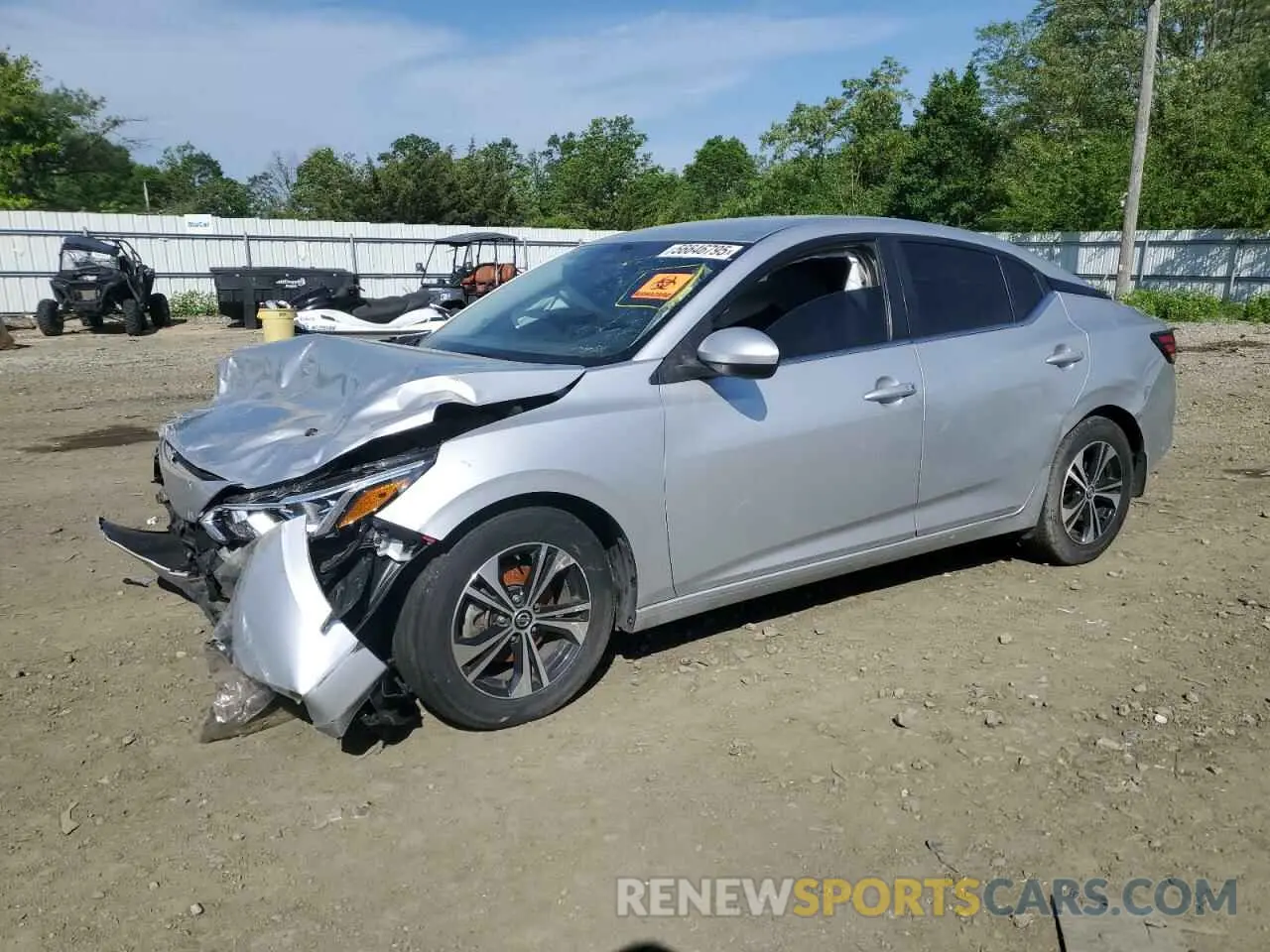 1 fotografías del automóvil dañado 3N1AB8CV4NY215577 NISSAN SENTRA 2022
