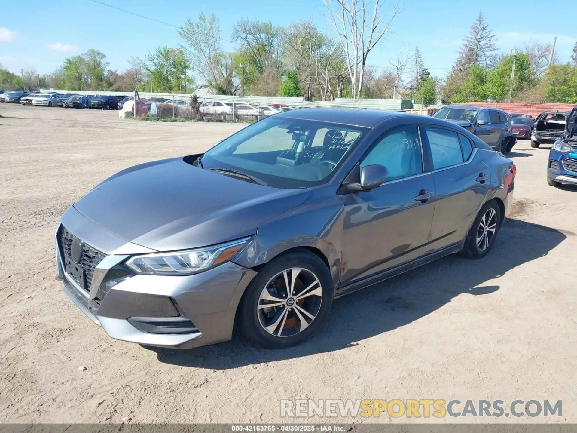 2 fotografías del automóvil dañado 3N1AB8CV4NY221167 NISSAN SENTRA 2022