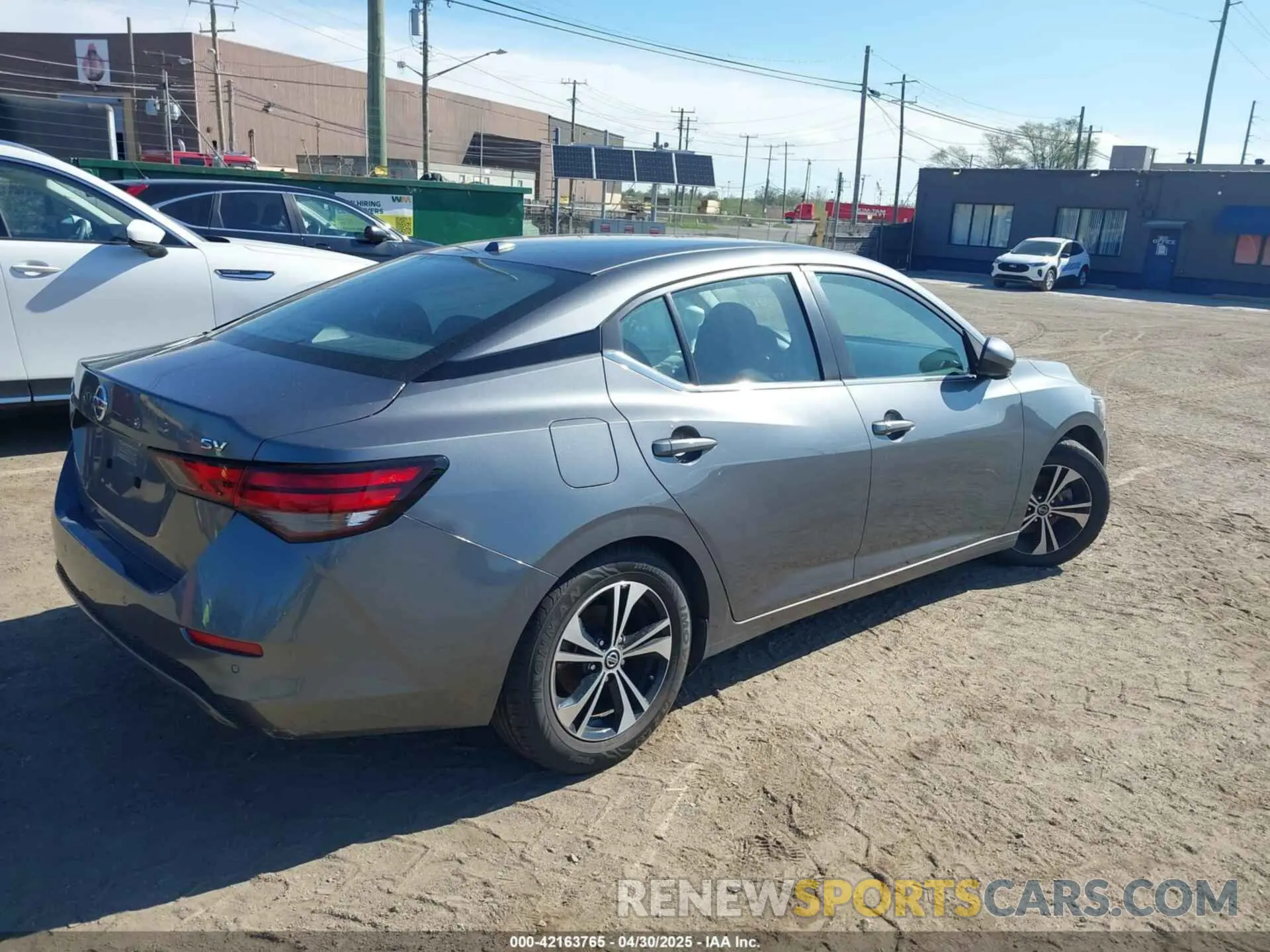 4 fotografías del automóvil dañado 3N1AB8CV4NY221167 NISSAN SENTRA 2022