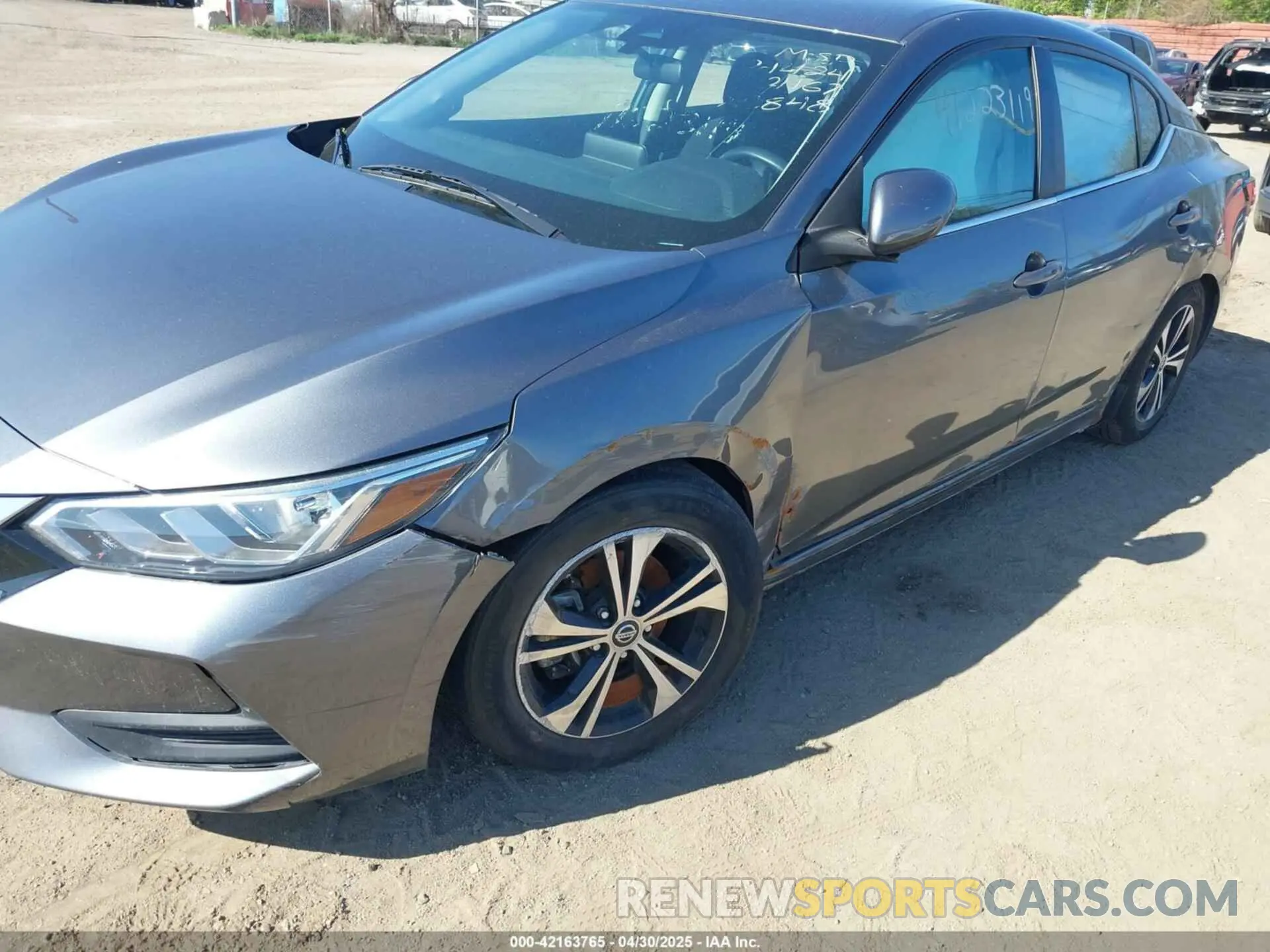 6 fotografías del automóvil dañado 3N1AB8CV4NY221167 NISSAN SENTRA 2022