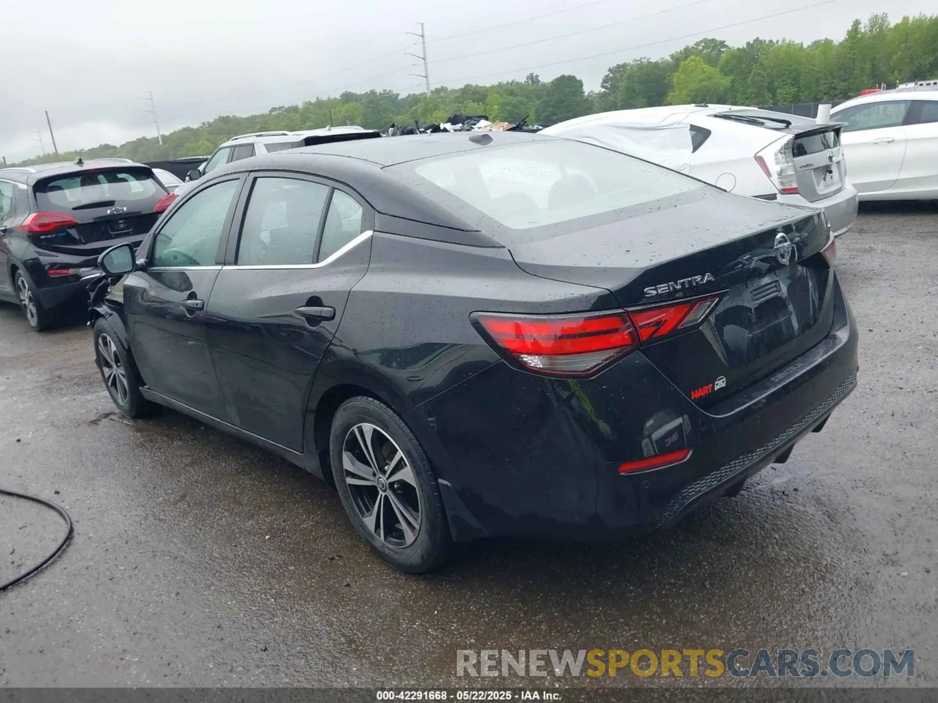 3 fotografías del automóvil dañado 3N1AB8CV4NY233481 NISSAN SENTRA 2022