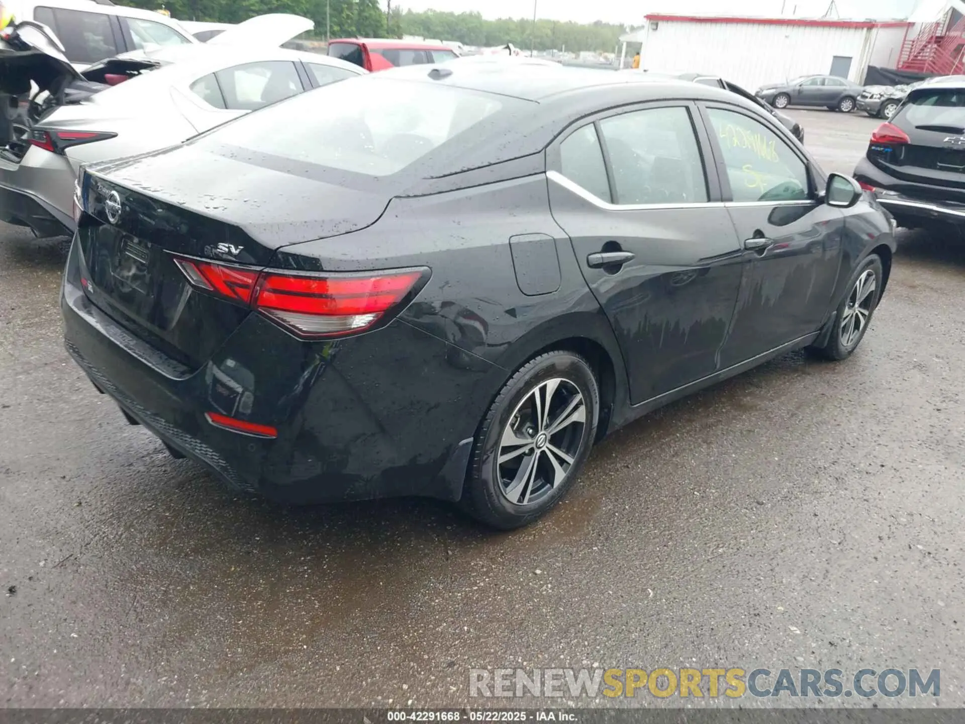 4 fotografías del automóvil dañado 3N1AB8CV4NY233481 NISSAN SENTRA 2022