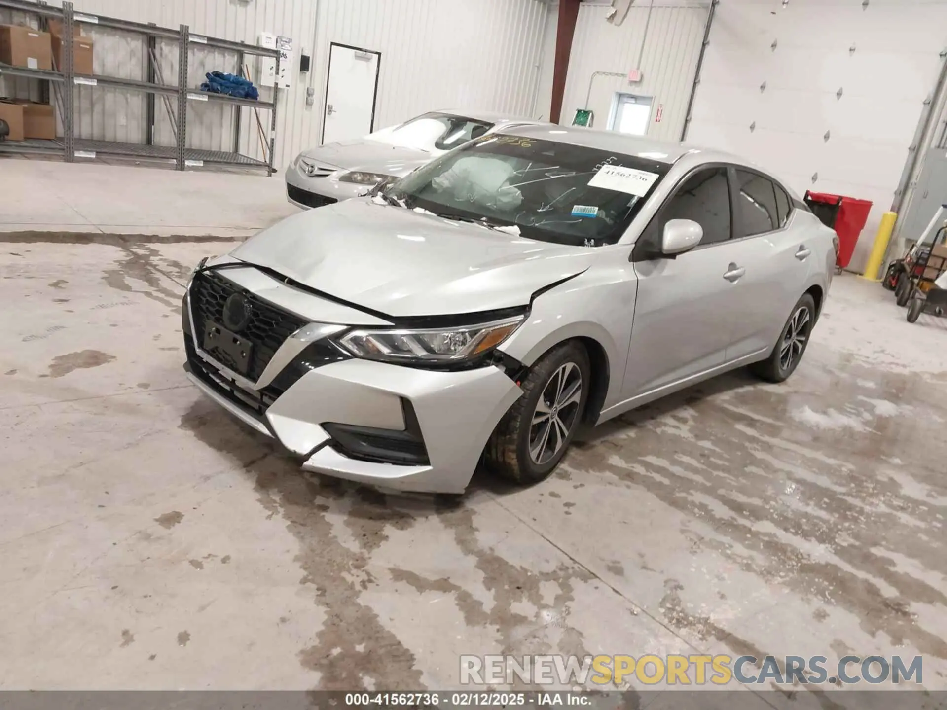 2 fotografías del automóvil dañado 3N1AB8CV4NY241757 NISSAN SENTRA 2022