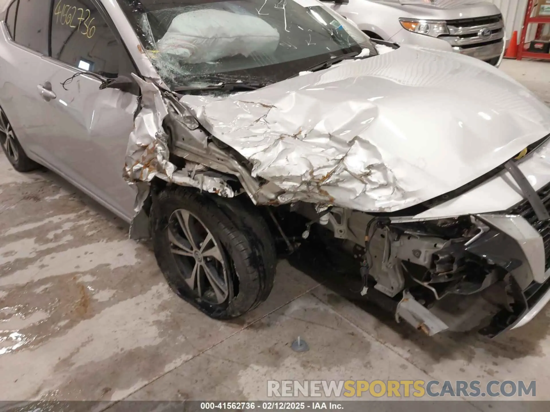 6 fotografías del automóvil dañado 3N1AB8CV4NY241757 NISSAN SENTRA 2022