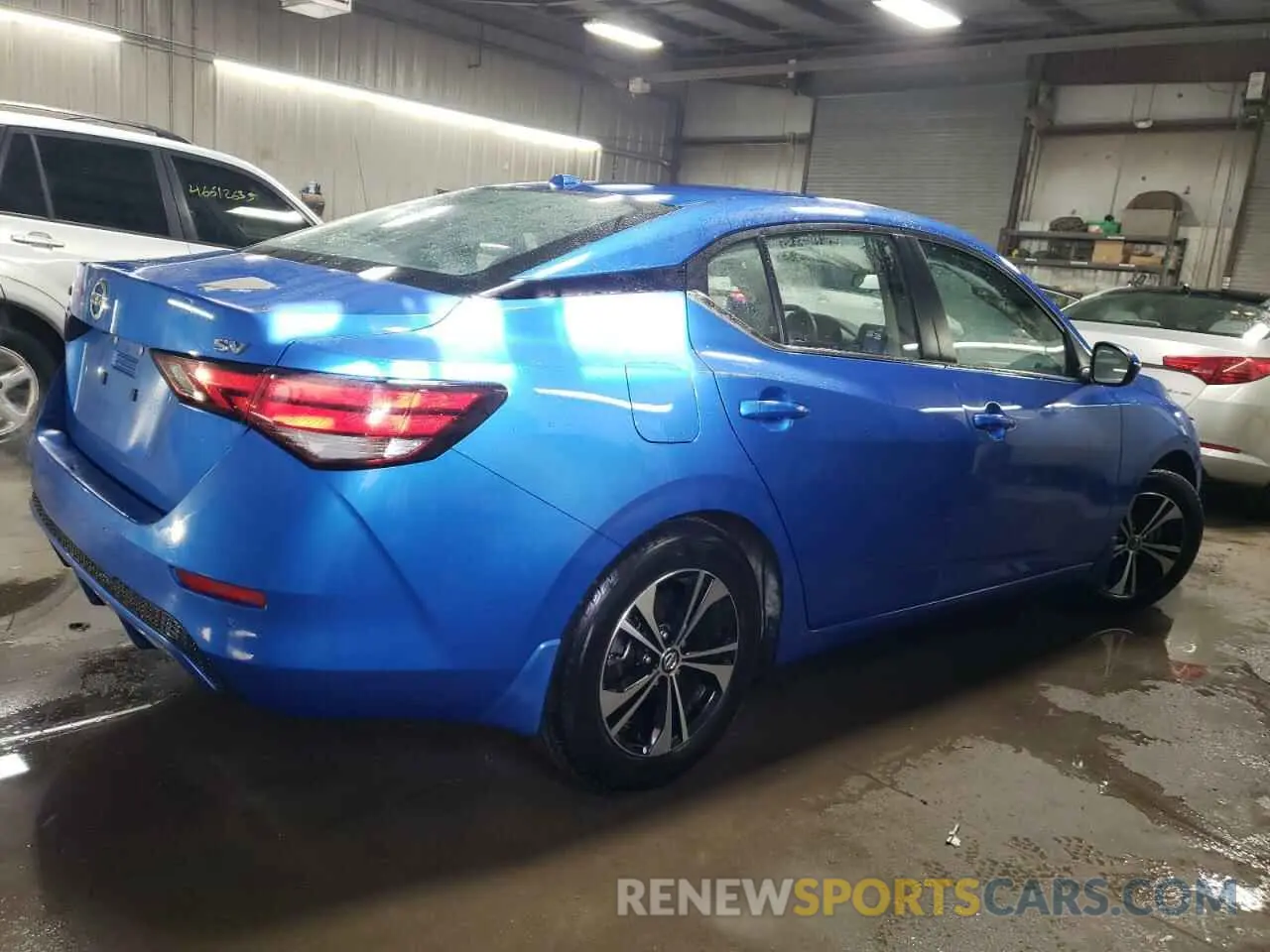 3 fotografías del automóvil dañado 3N1AB8CV4NY250877 NISSAN SENTRA 2022